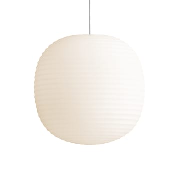 Lantern pendant lamp medium - Frosted white opal glass - New Works