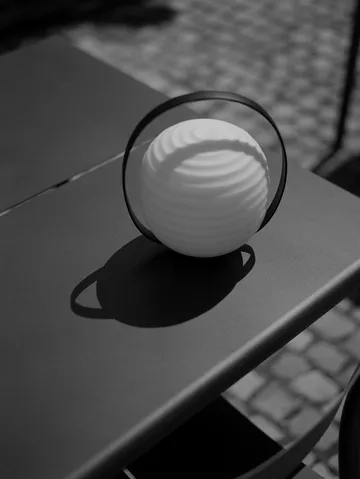 Lantern Portable table lamp 23x18 cm - Black - New Works