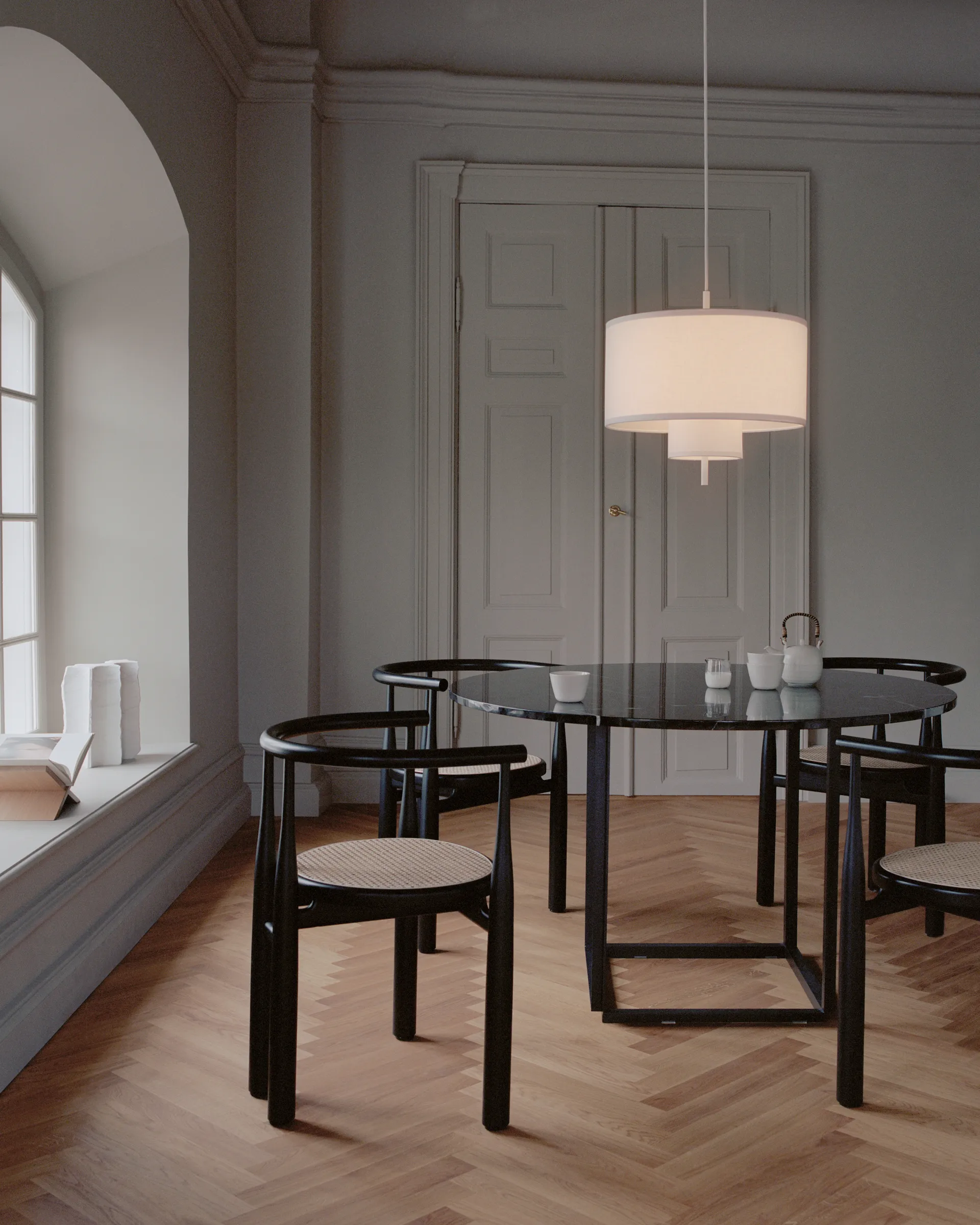 Margin pendant lamp Ø50 cm, White New Works