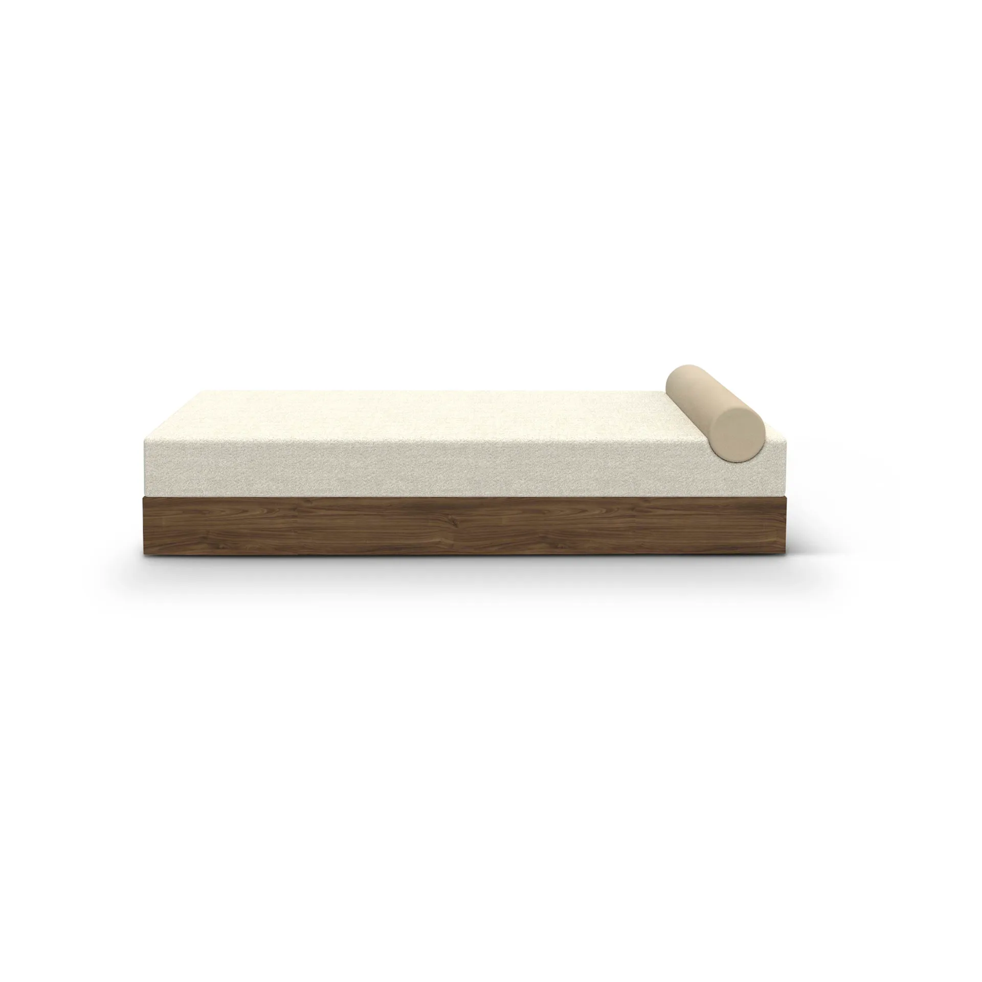 Mass daybed 200x75x51 cm, Karakorum ivory 001-walnut New Works
