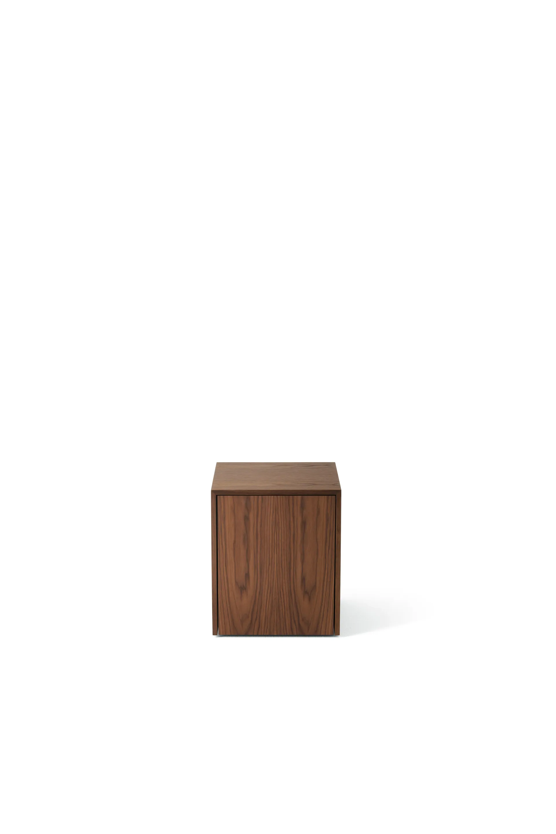 Mass side table with drawer, Walnut New Works