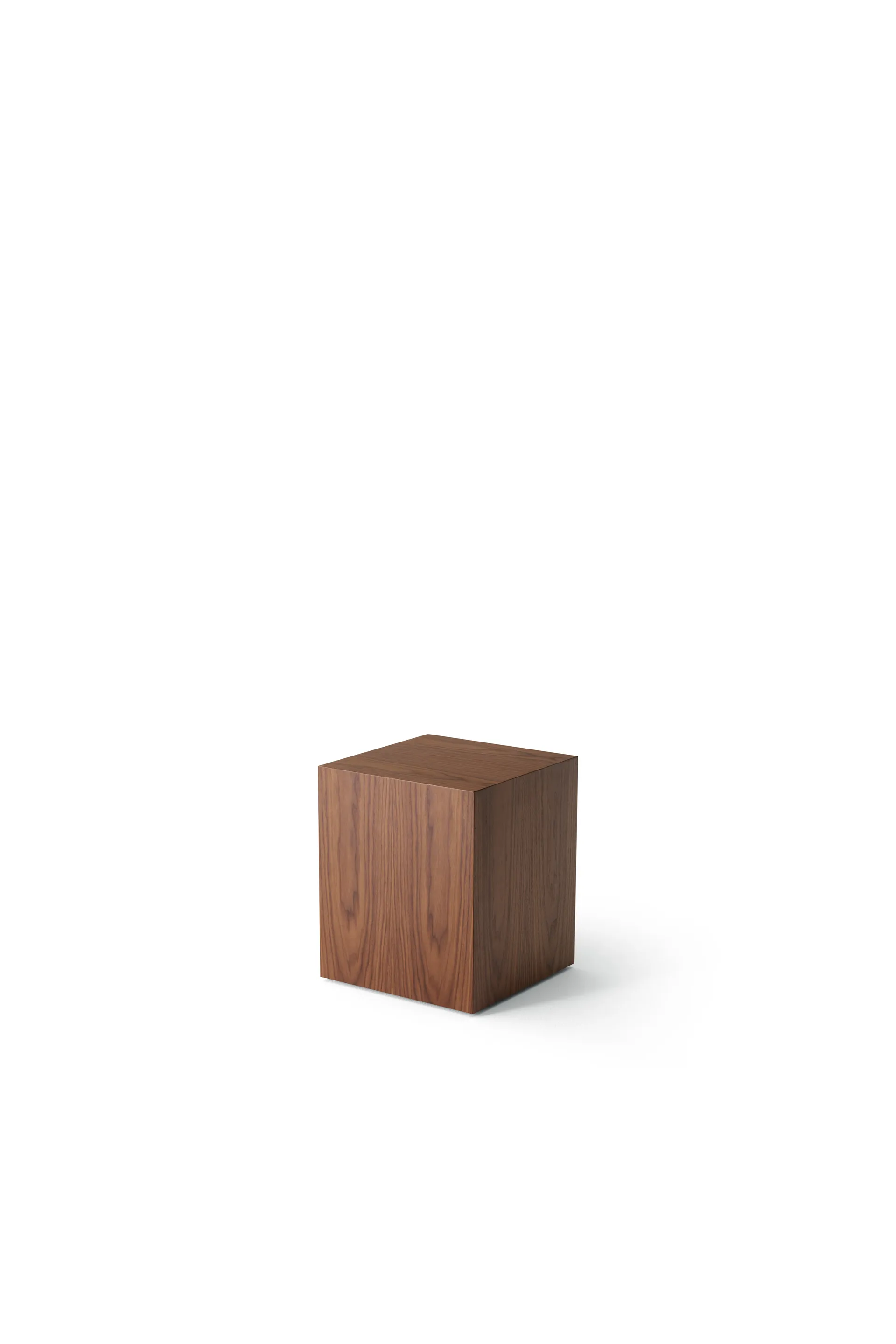 Mass side table with drawer, Walnut New Works