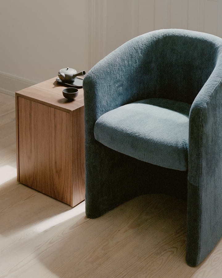 Mass side table with drawer - Walnut - New Works