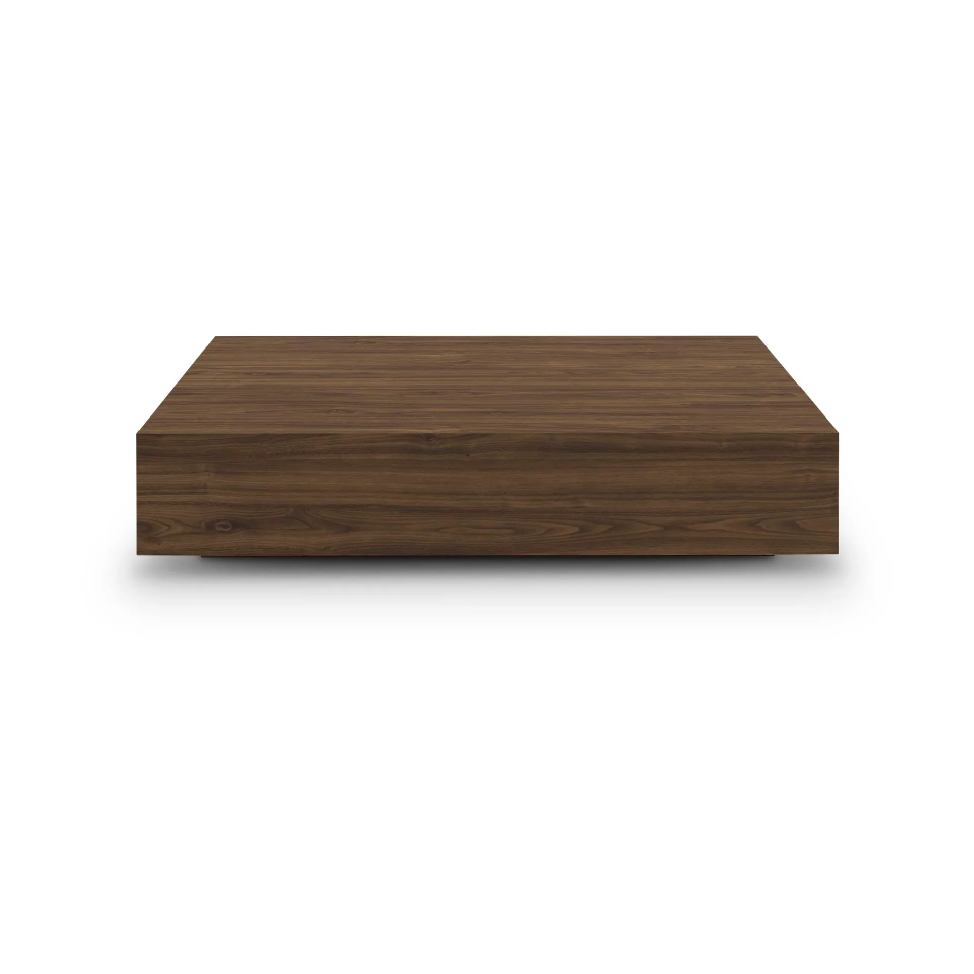 Mass Wide coffee table, Walnut New Works
