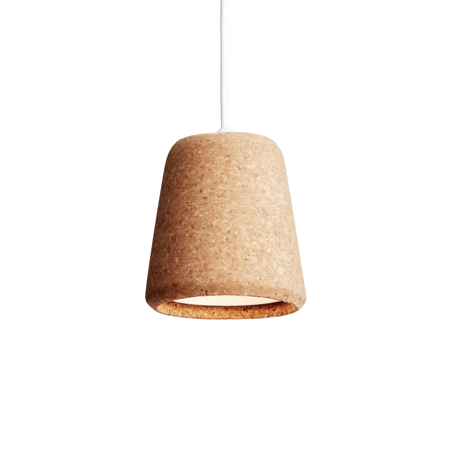 Material pendant lamp, Natural cork New Works