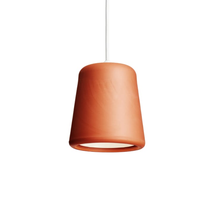Material pendant lamp - Terracotta - New Works