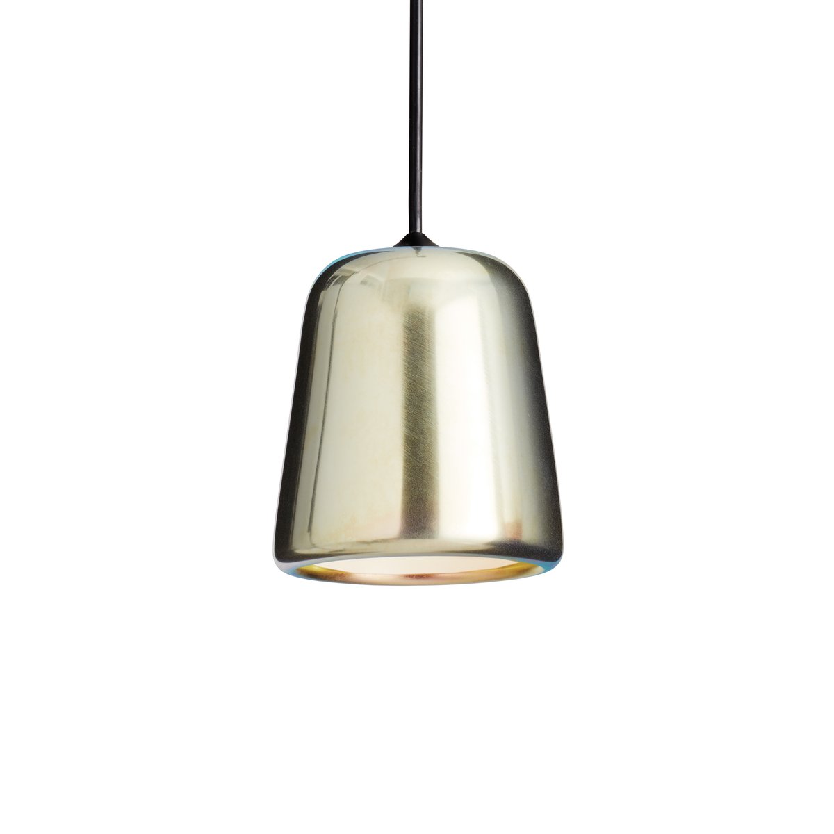 New Works Material pendant lamp Yellow steel | Scandinavian Design | Pendant lamps | Gold-coloured