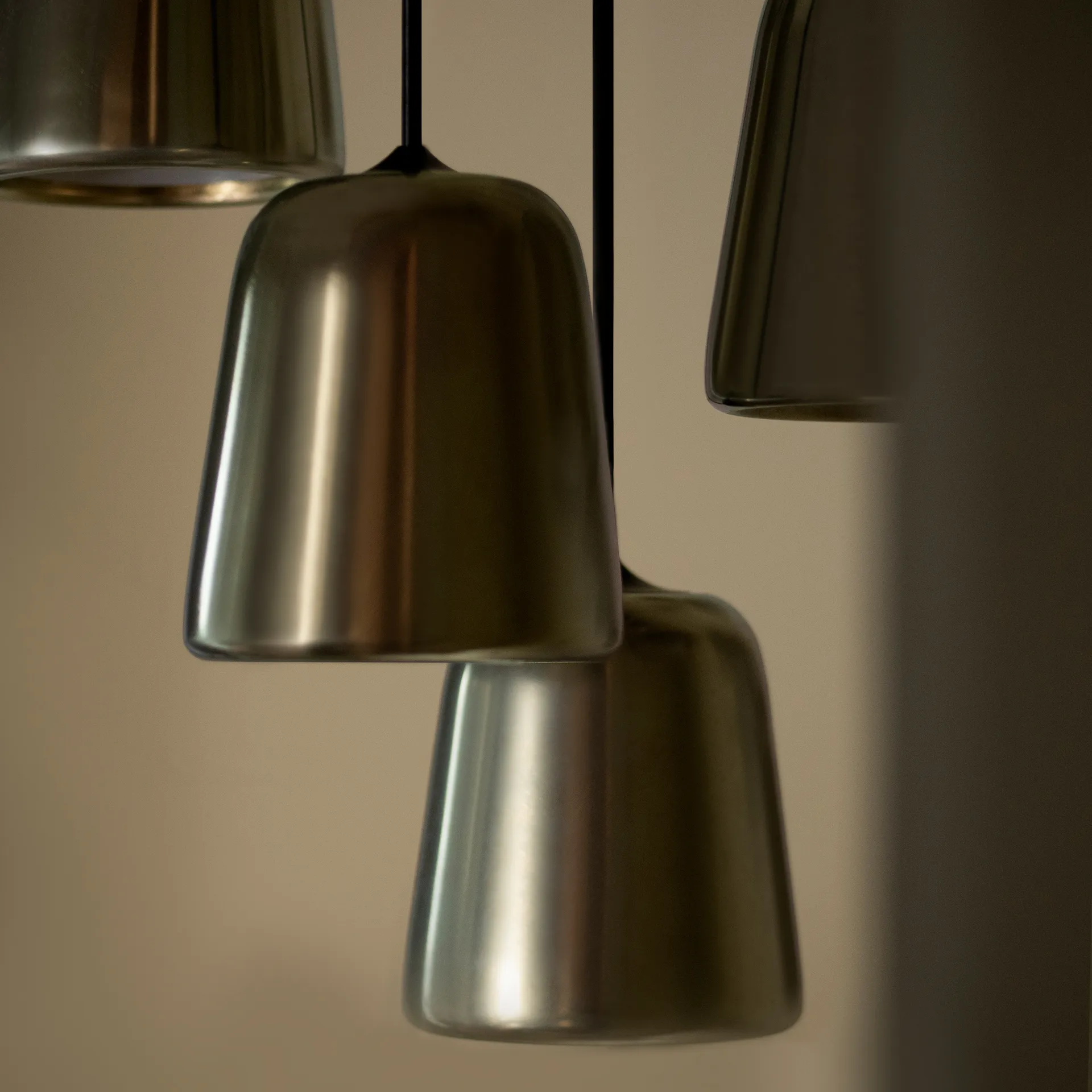 Material pendant lamp, Yellow steel New Works