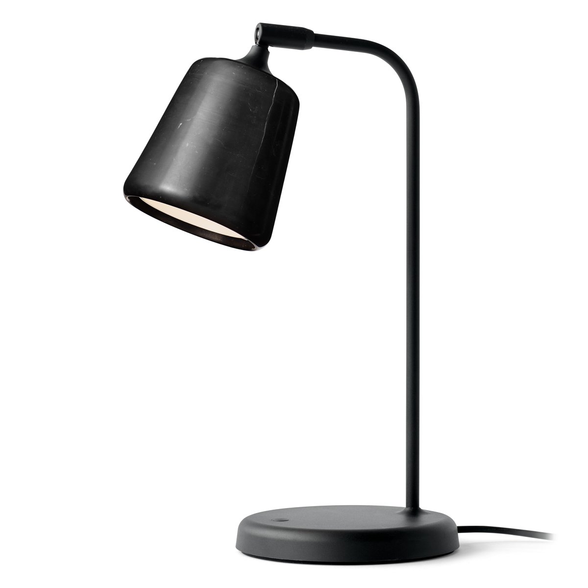 New Works - Material Table Lamp Black Marble