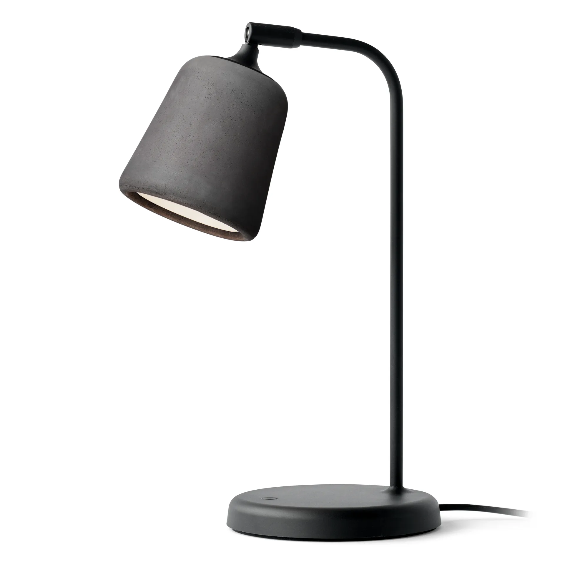 Material table lamp, Dark grey concrete New Works