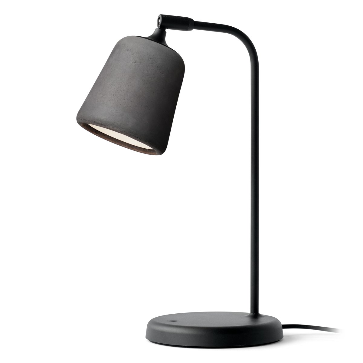 New Works - Material Table Lamp Dark Grey Concrete