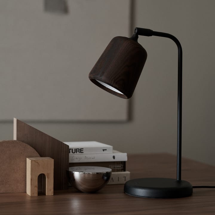 Material table lamp - Smoked oak - New Works