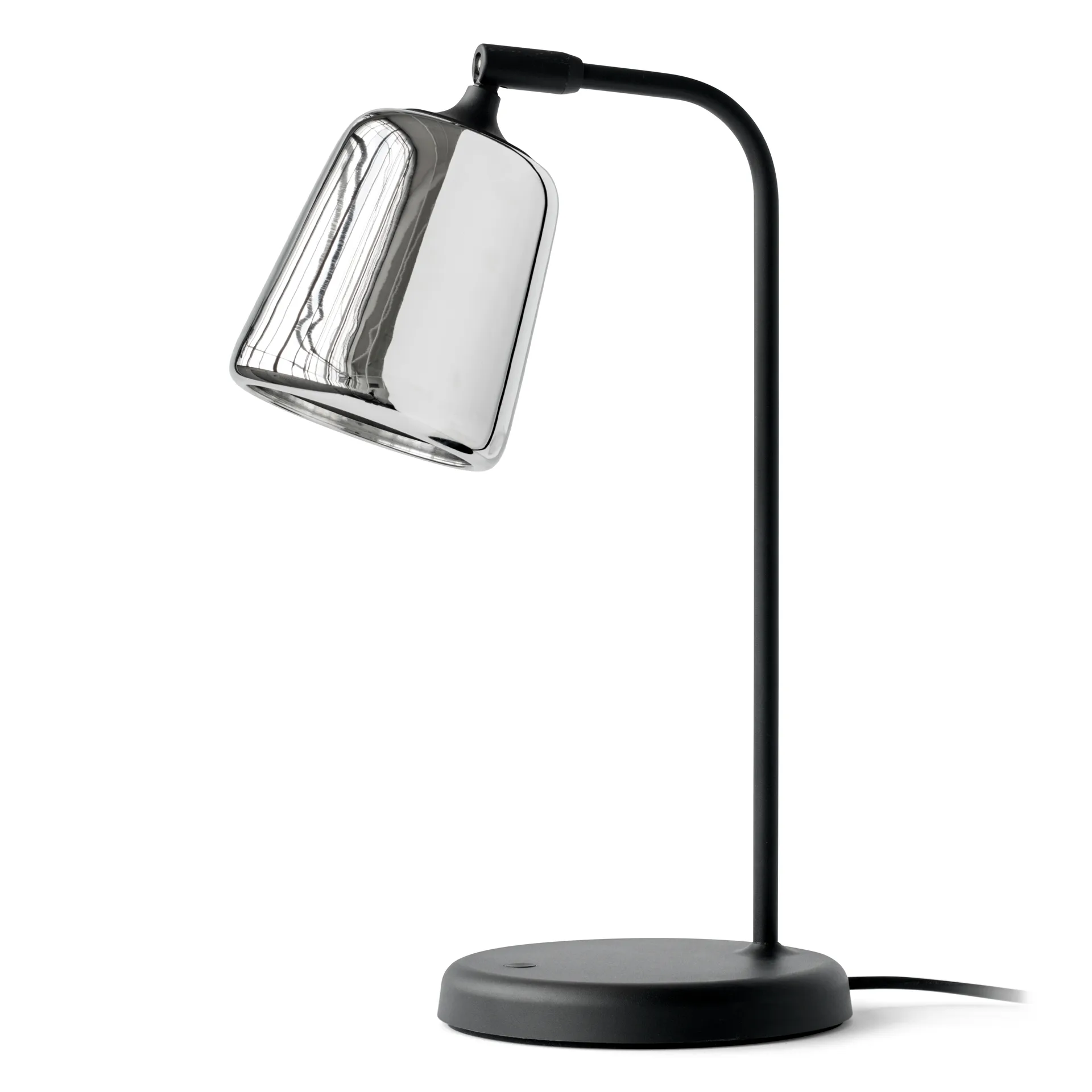Material table lamp, Stainless steel New Works