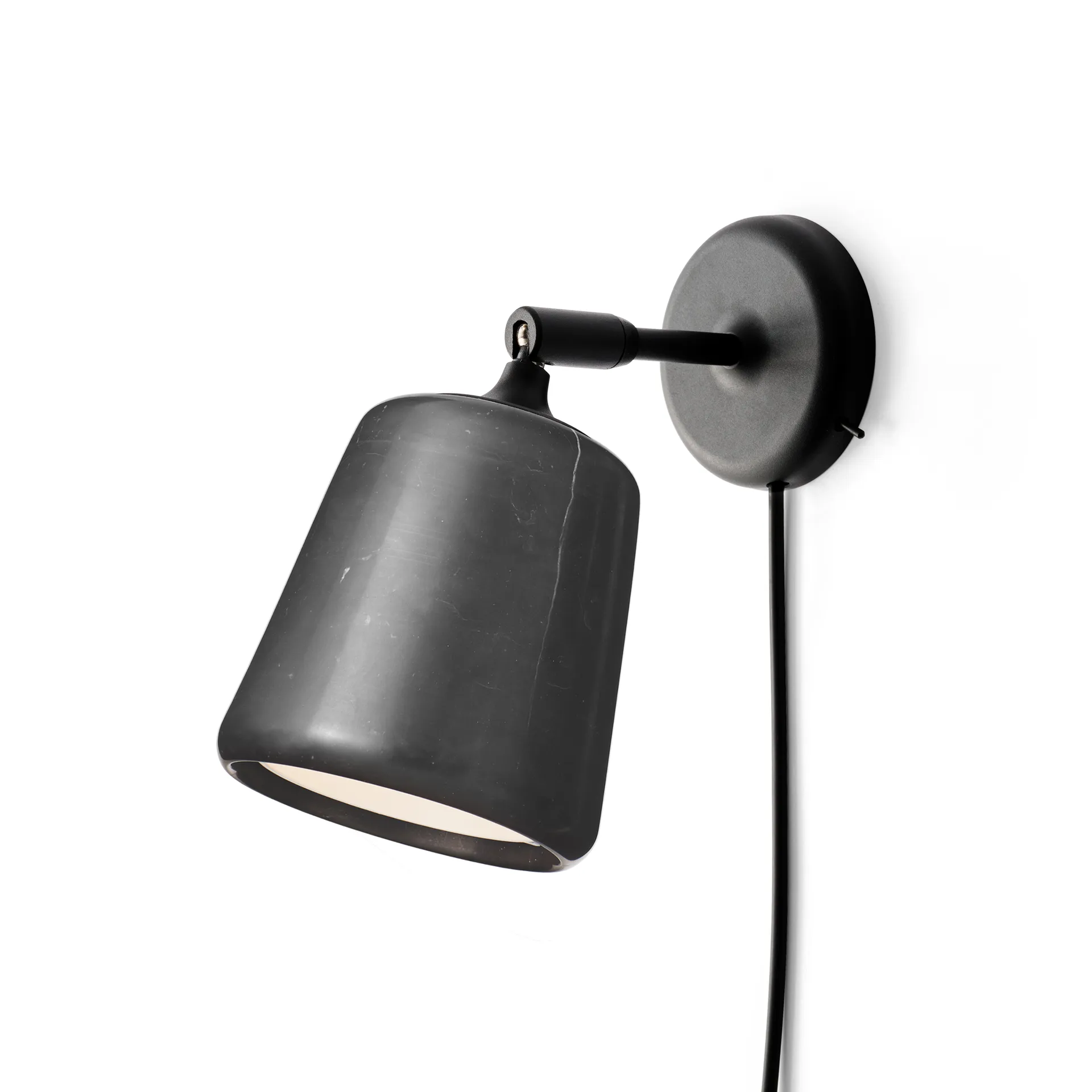 Material wall lamp, Black marble New Works