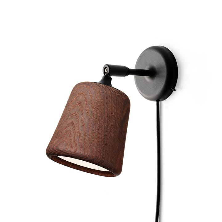 Material wall lamp - Smoked oak - New Works