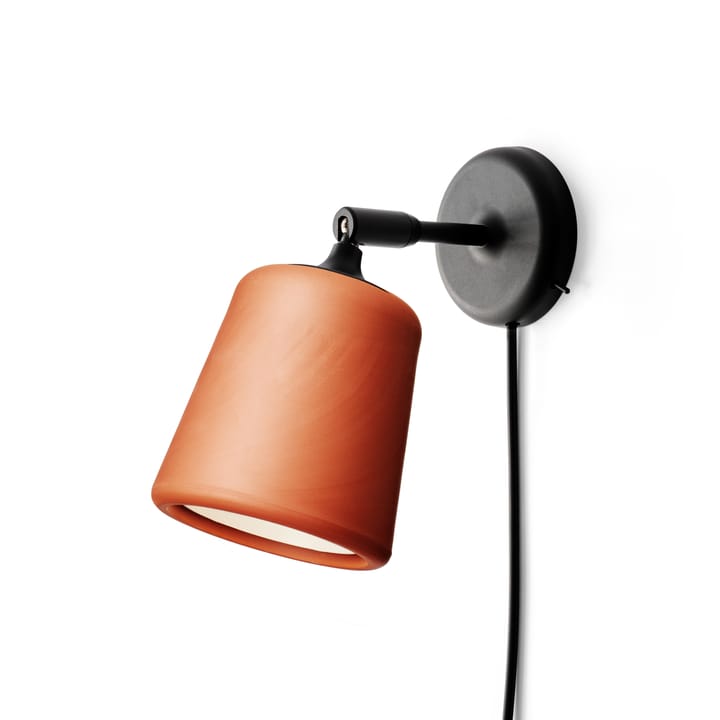 Material wall lamp - Terracotta - New Works