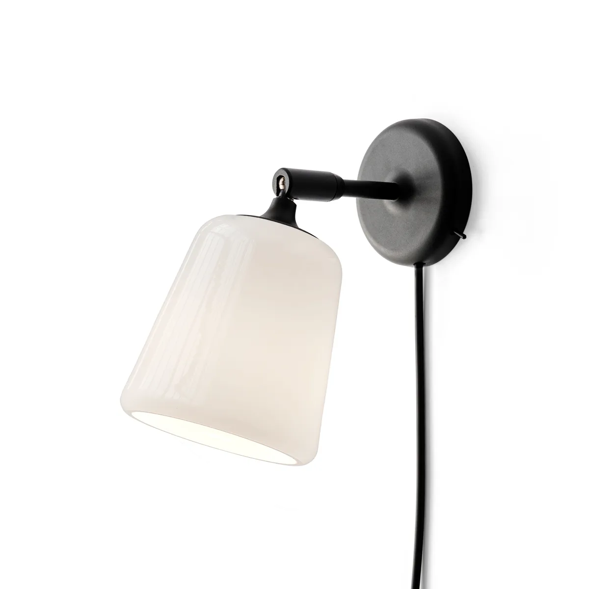 New Works - Material Wall Lamp White Opal Glass