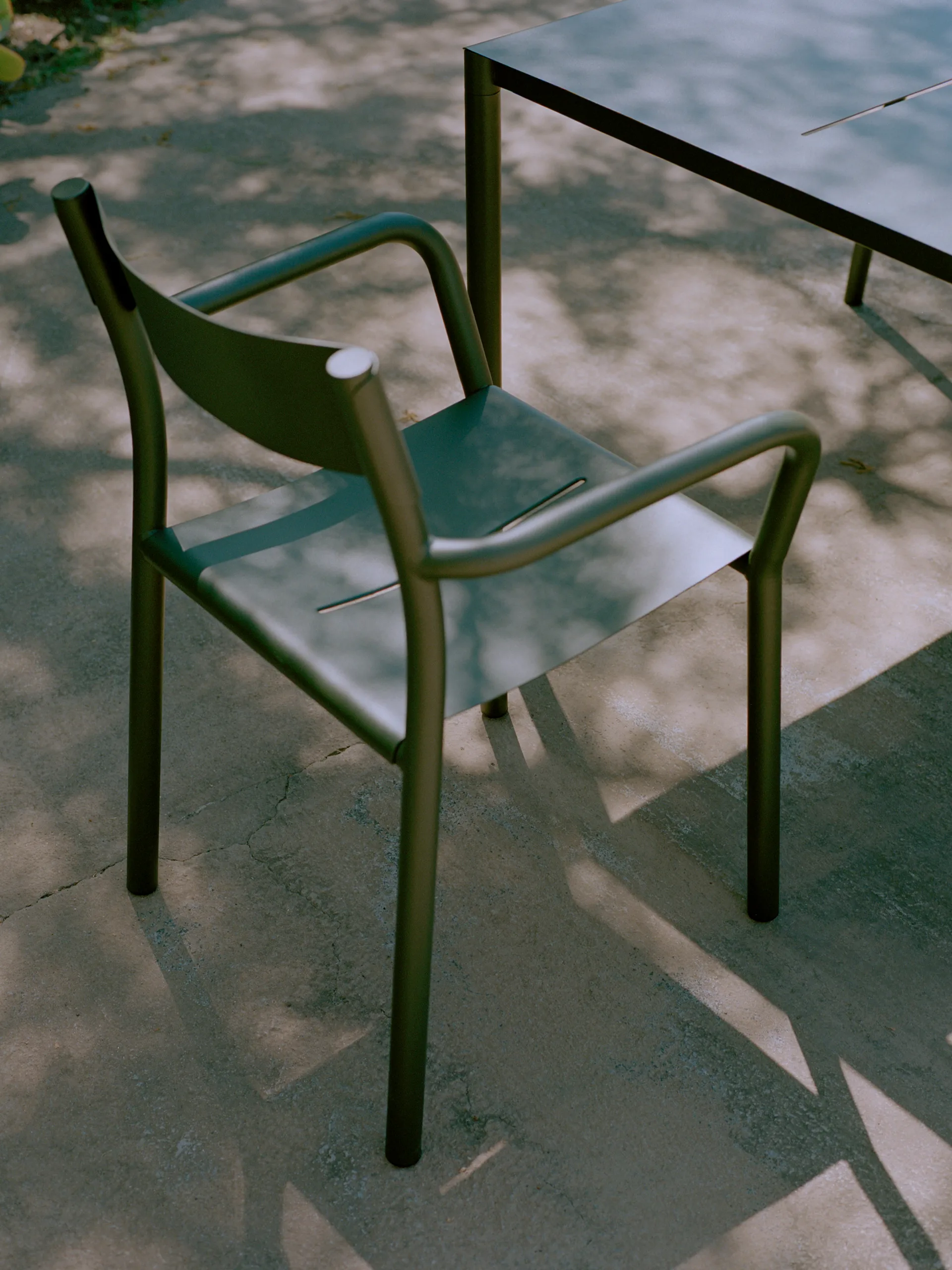 May Armchair Outdoor armchair, Dark green New Works
