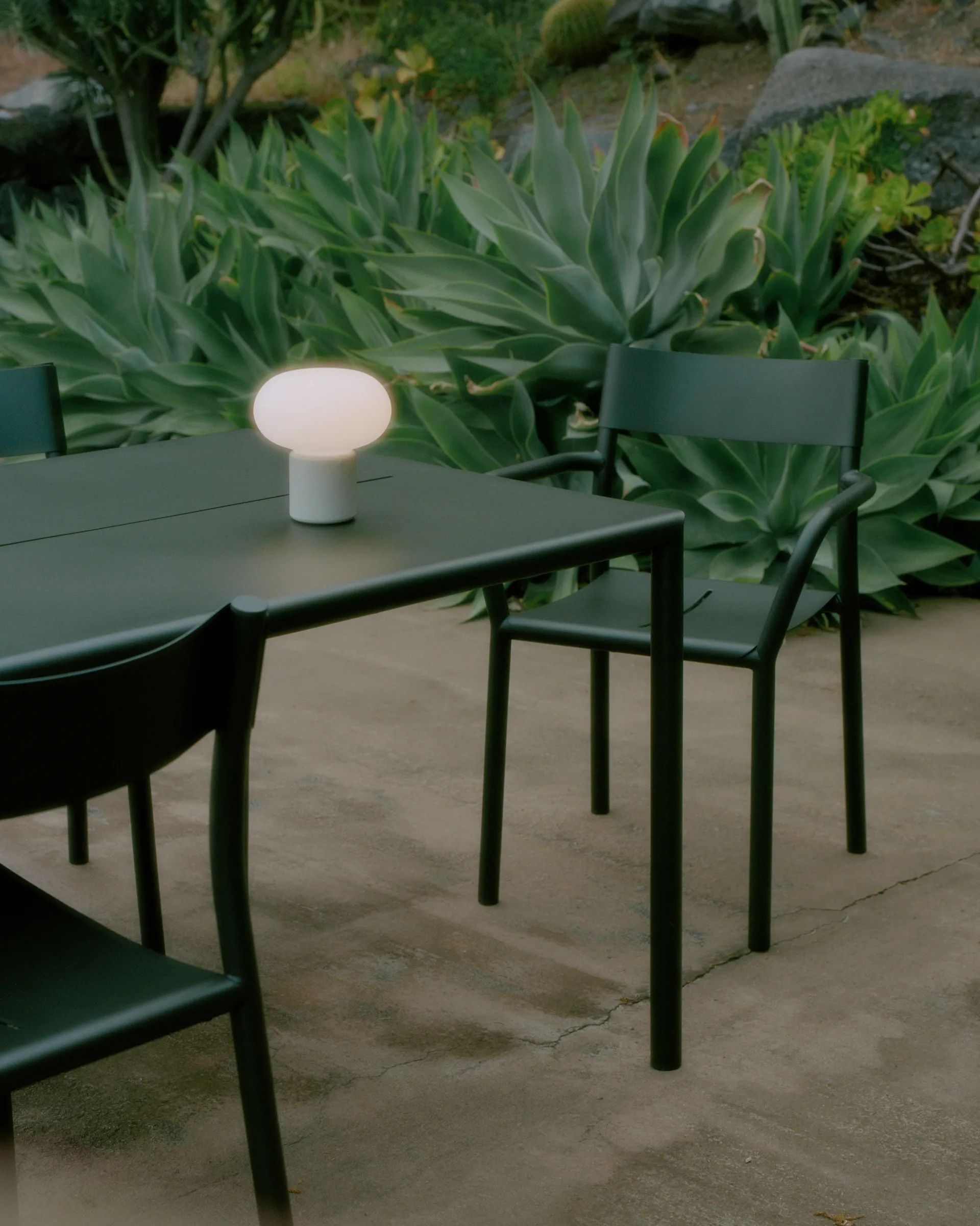 May Armchair Outdoor armchair, Dark green New Works
