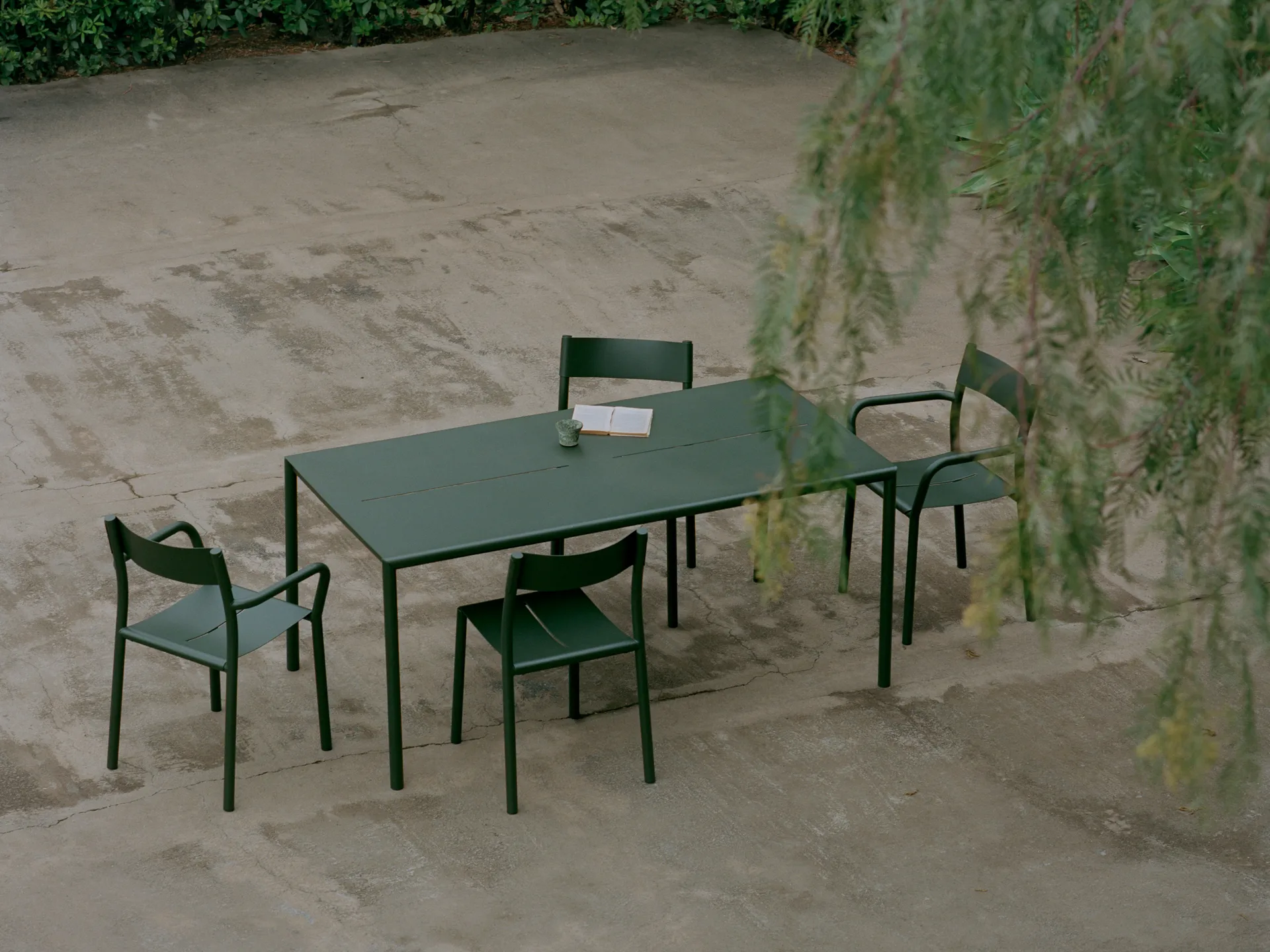 May Tables Outdoor table 170x85 cm, Dark green New Works