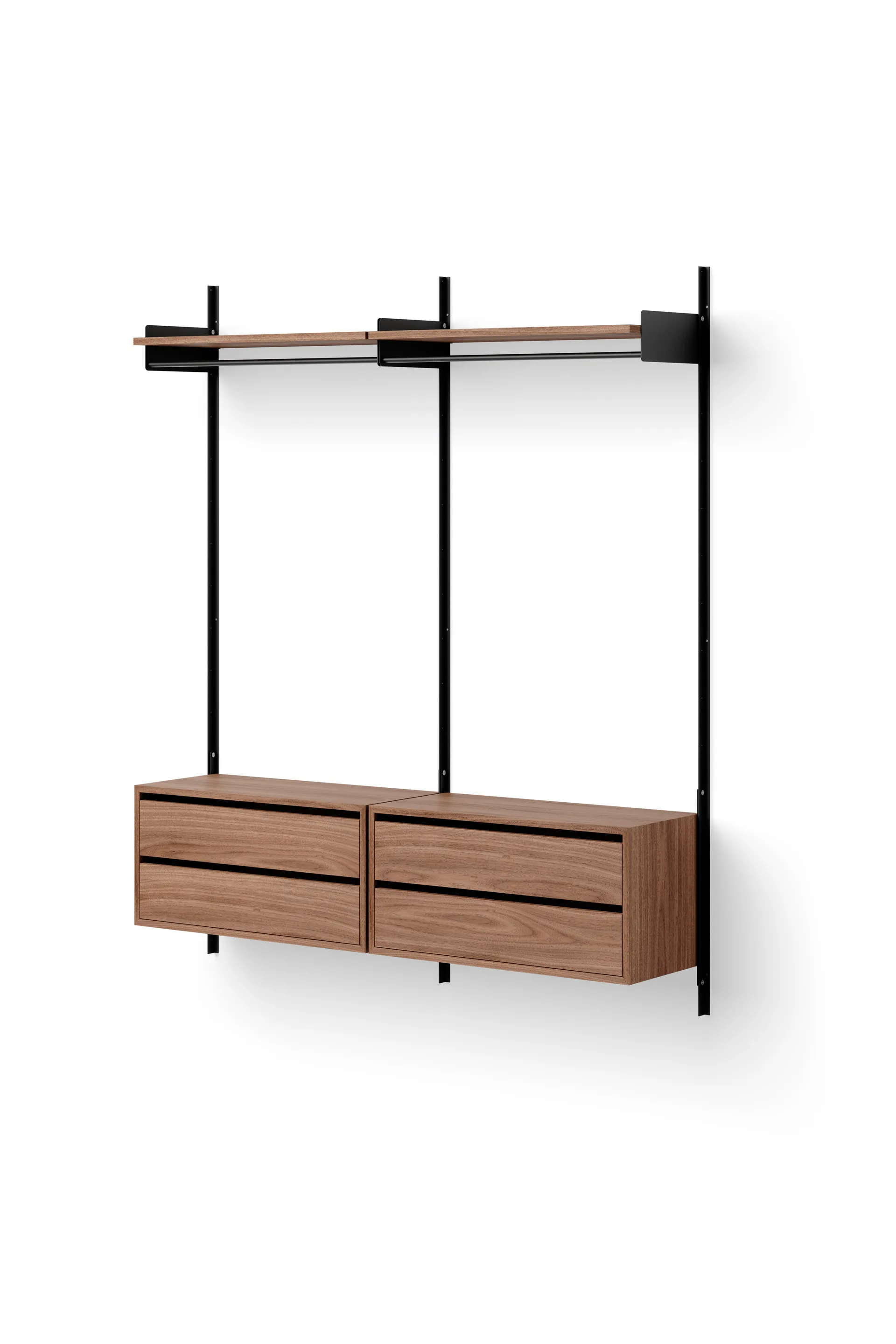 New Works drawer section 79x35 cm, Walnut New Works