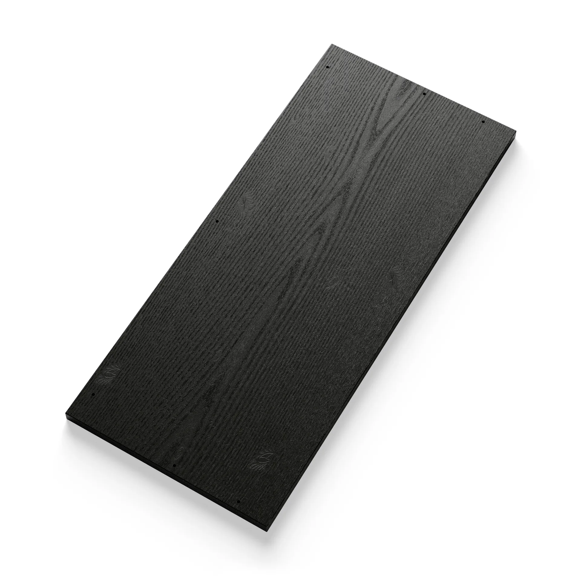 New Works shelf magazine rack 35x80 cm, Black ash New Works