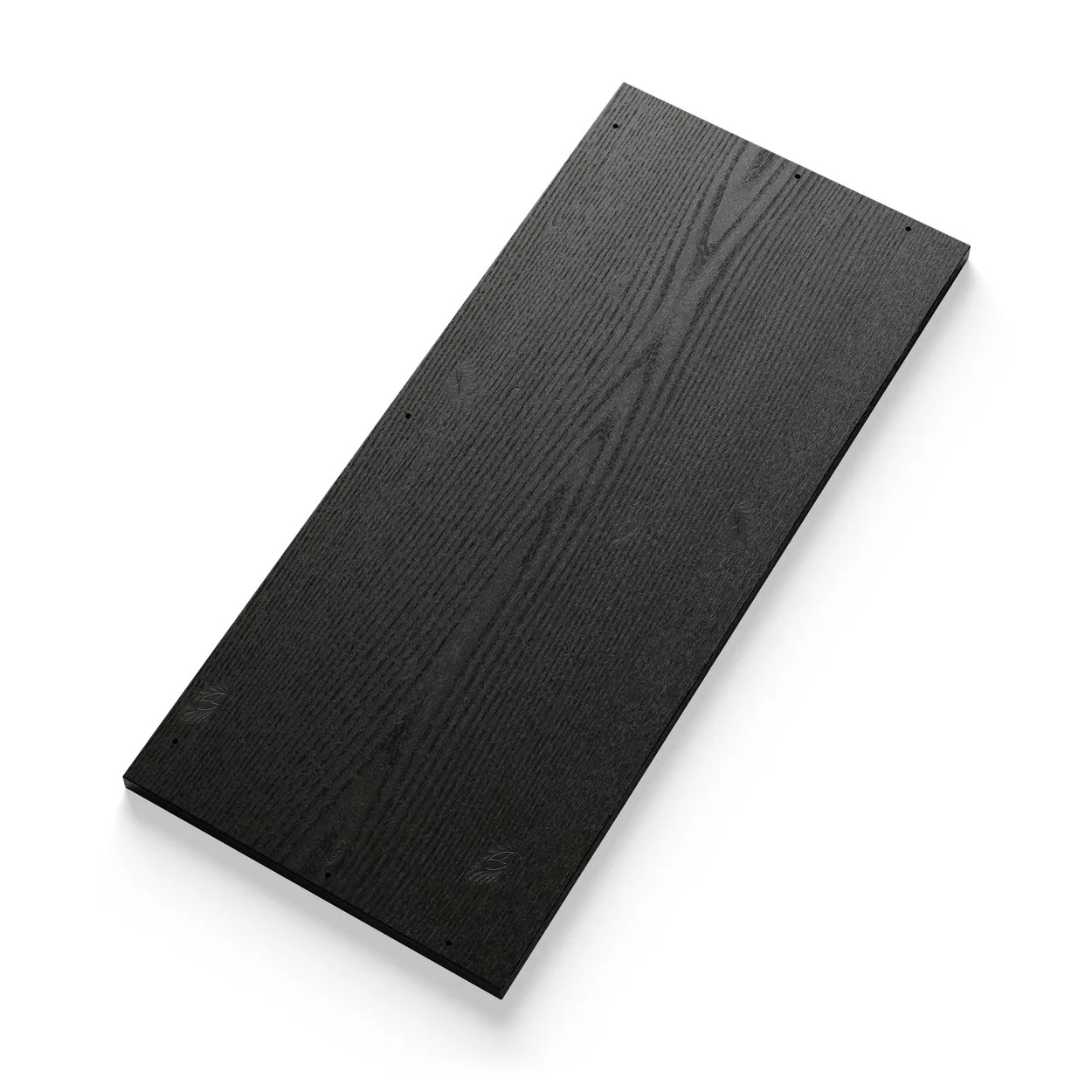 New Works shelf magazine rack 35x80 cm Black ash | Scandinavian Design | Shelves & shelving systems | Black