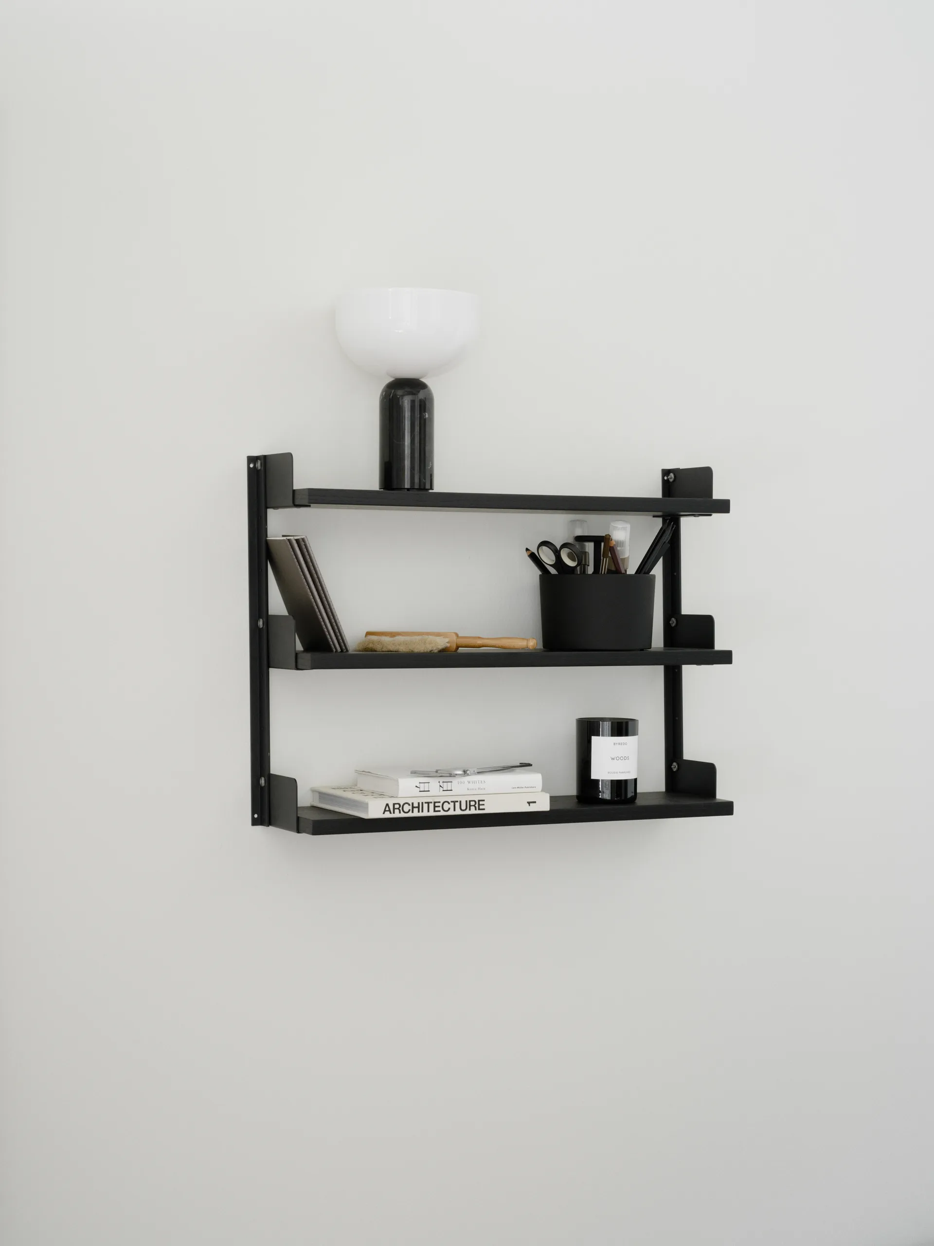 New Works Tea Shelf wall-hung shelf 46x62.5 cm, Black box New Works