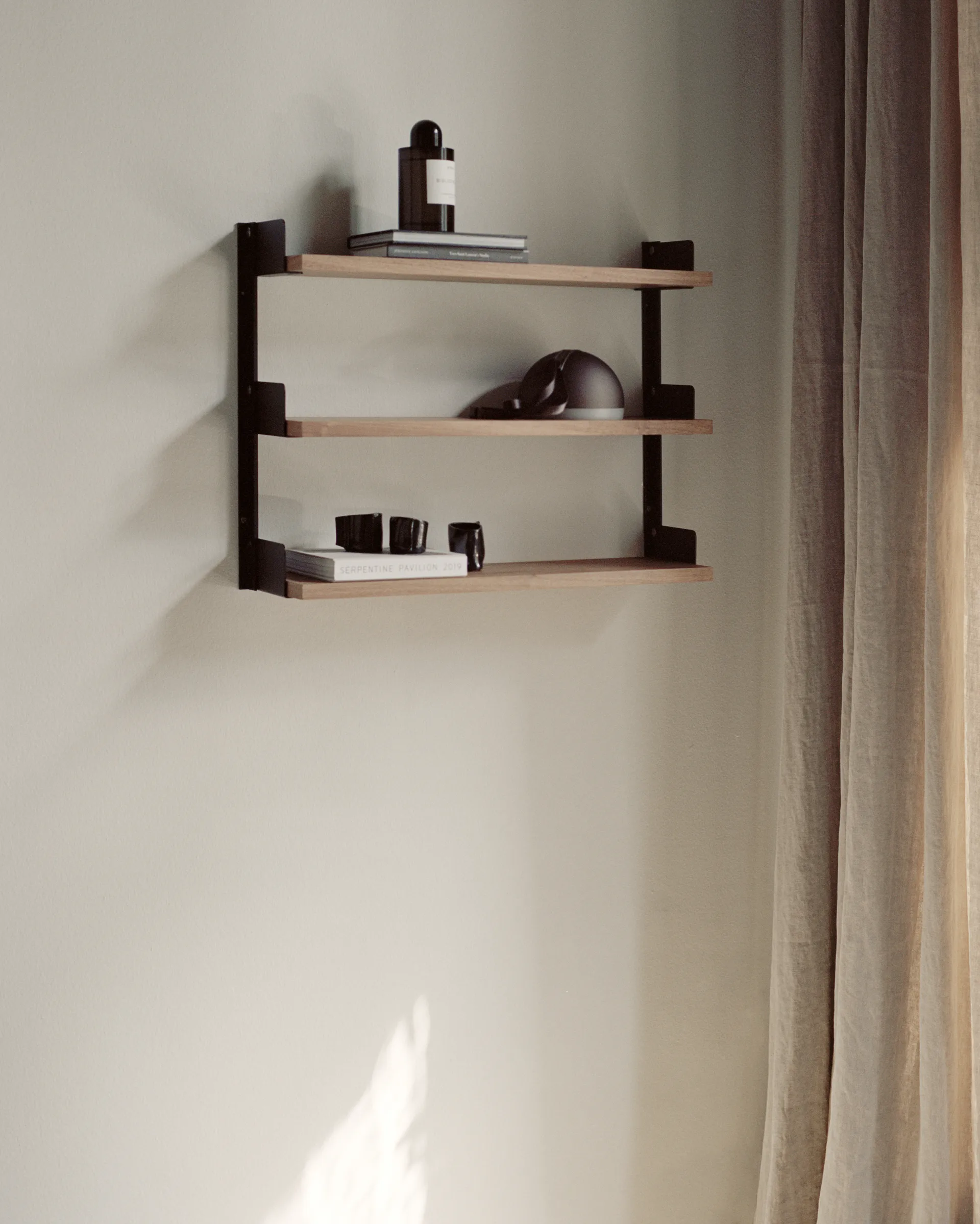 New Works Tea Shelf wall-hung shelf 46x62.5 cm, Walnut New Works