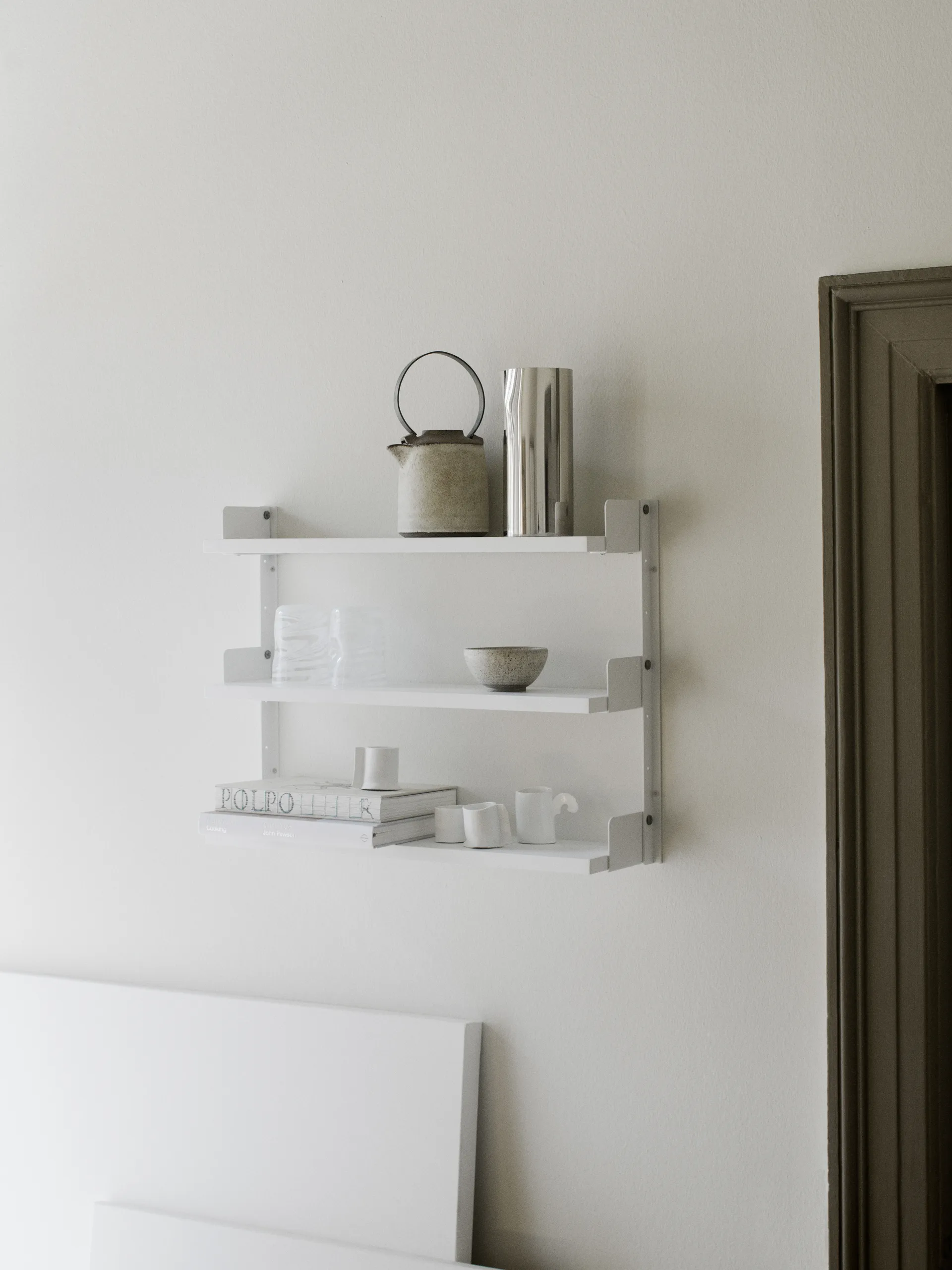 New Works Tea Shelf wall-hung shelf 46x62.5 cm, White New Works