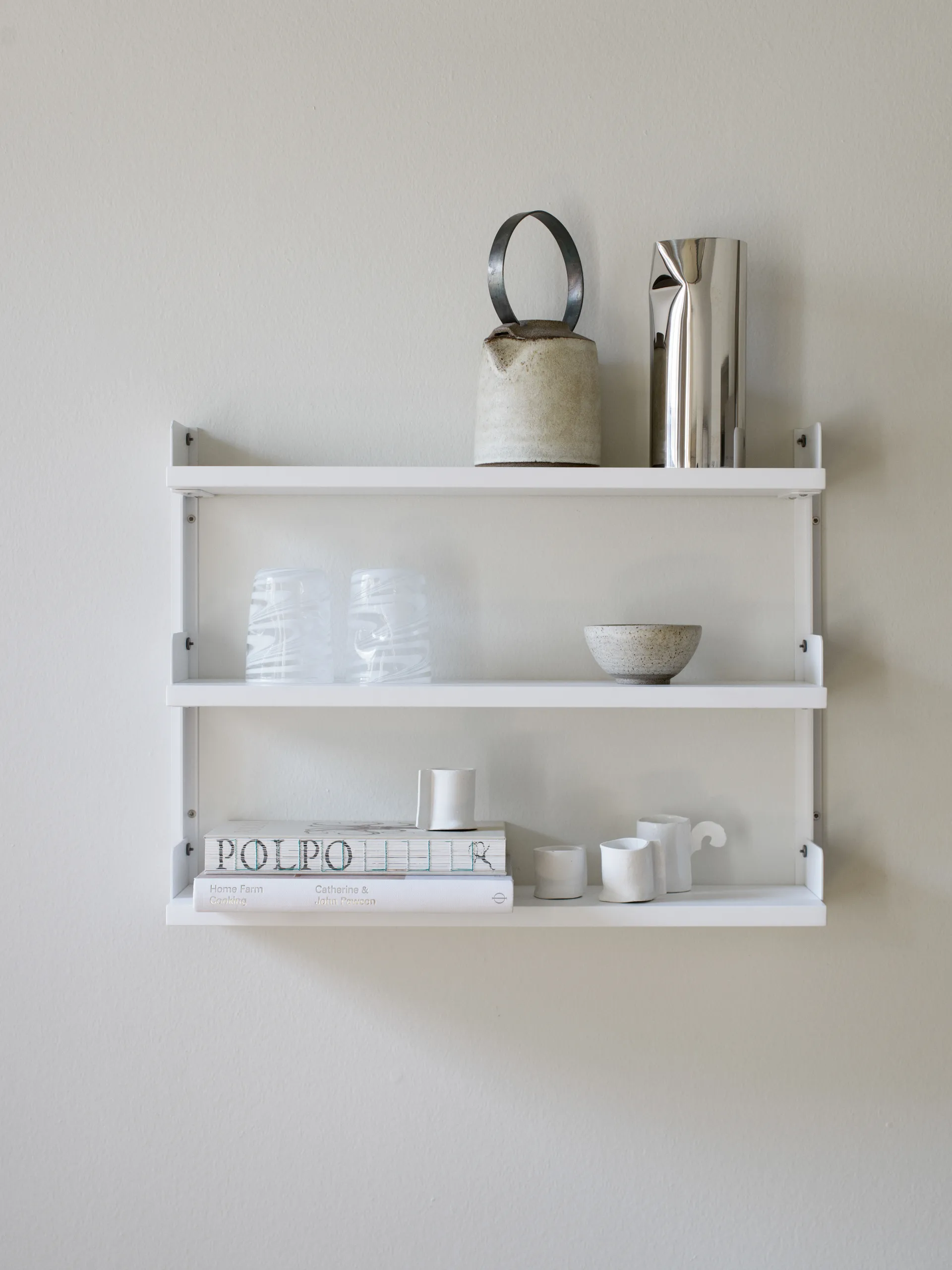 New Works Tea Shelf wall-hung shelf 46x62.5 cm, White New Works