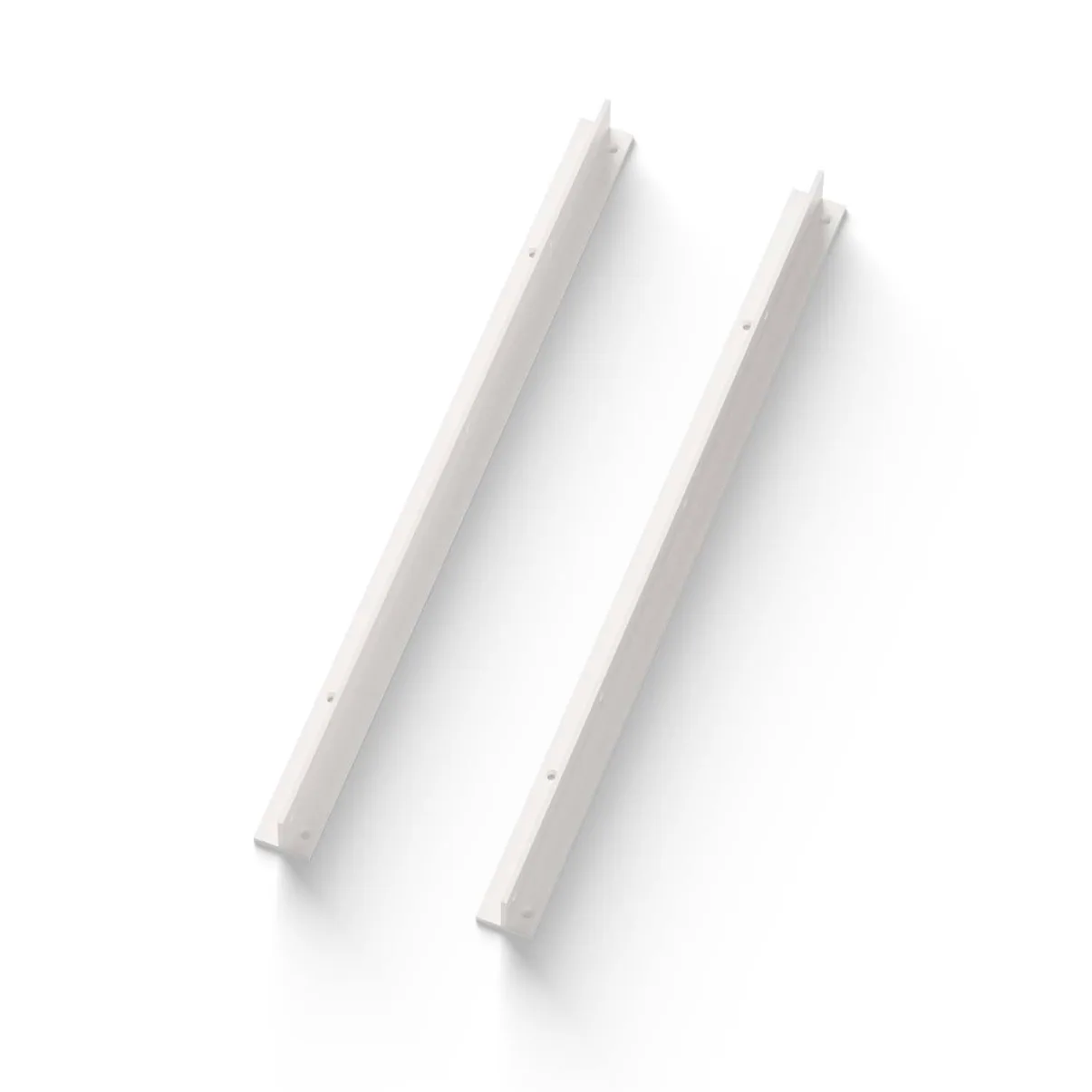 New Works wall rail 45 cm 2-pack White | Scandinavian Design | Shelves & shelving systems | White