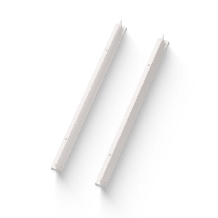 New Works wall rail 45 cm 2-pack - White - New Works