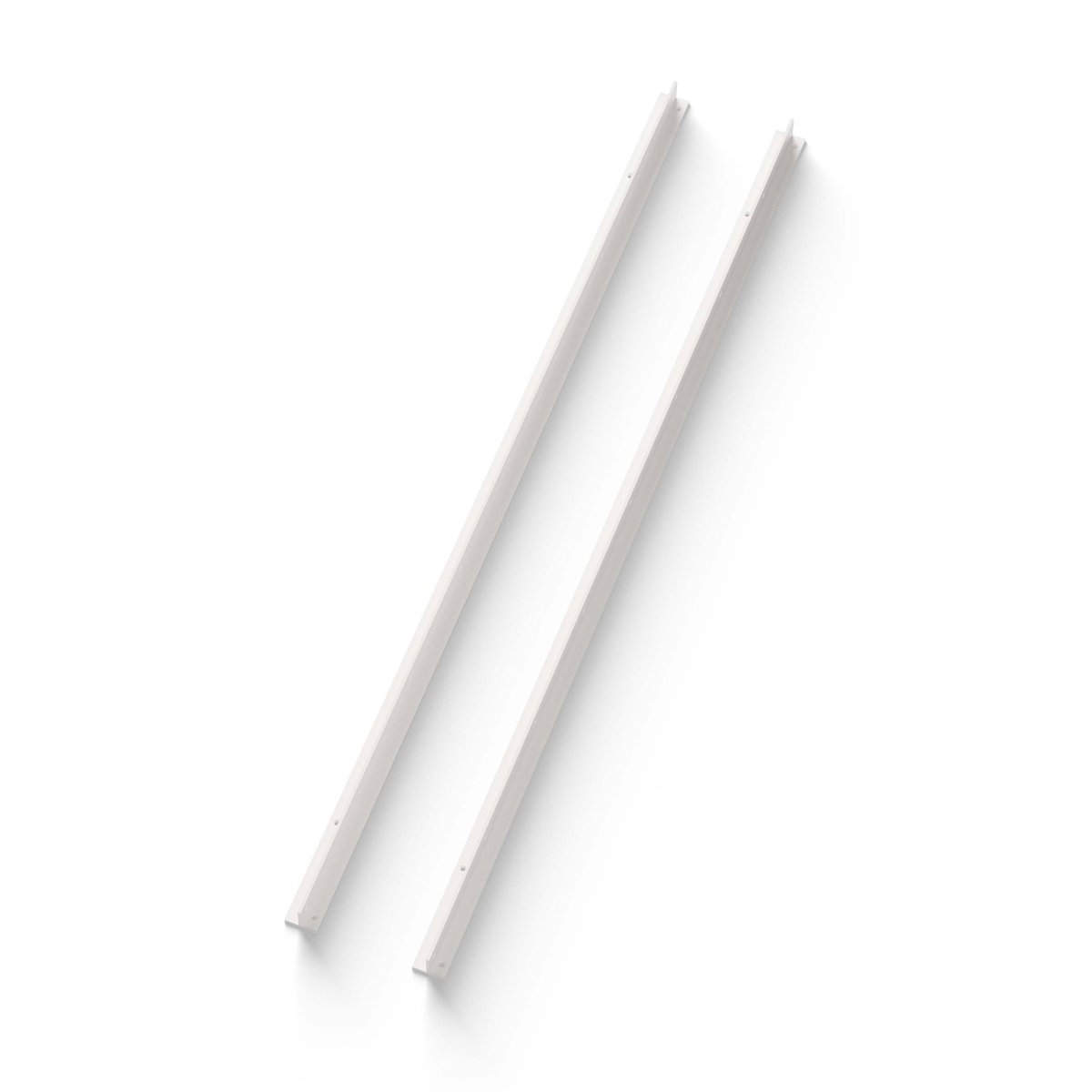 New Works wall rail 90 cm 2-pack White | Scandinavian Design | Shelves & shelving systems | White