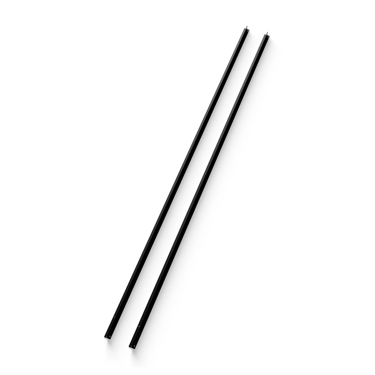 New Works New Works wall track 190 cm 2-pack Black | Scandinavian Design | Shelves & shelving systems | Black