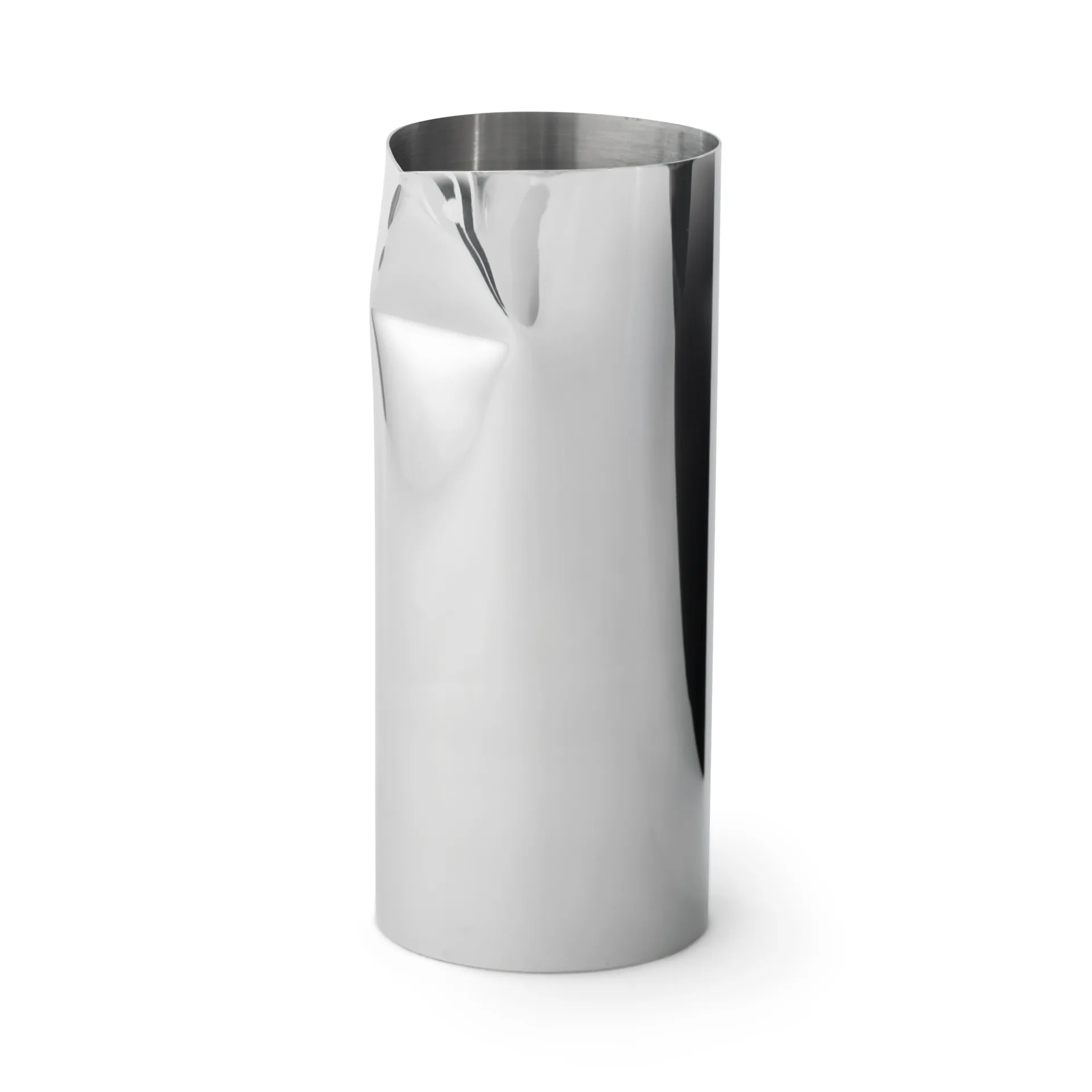Pleat carafe, Stainless steel New Works