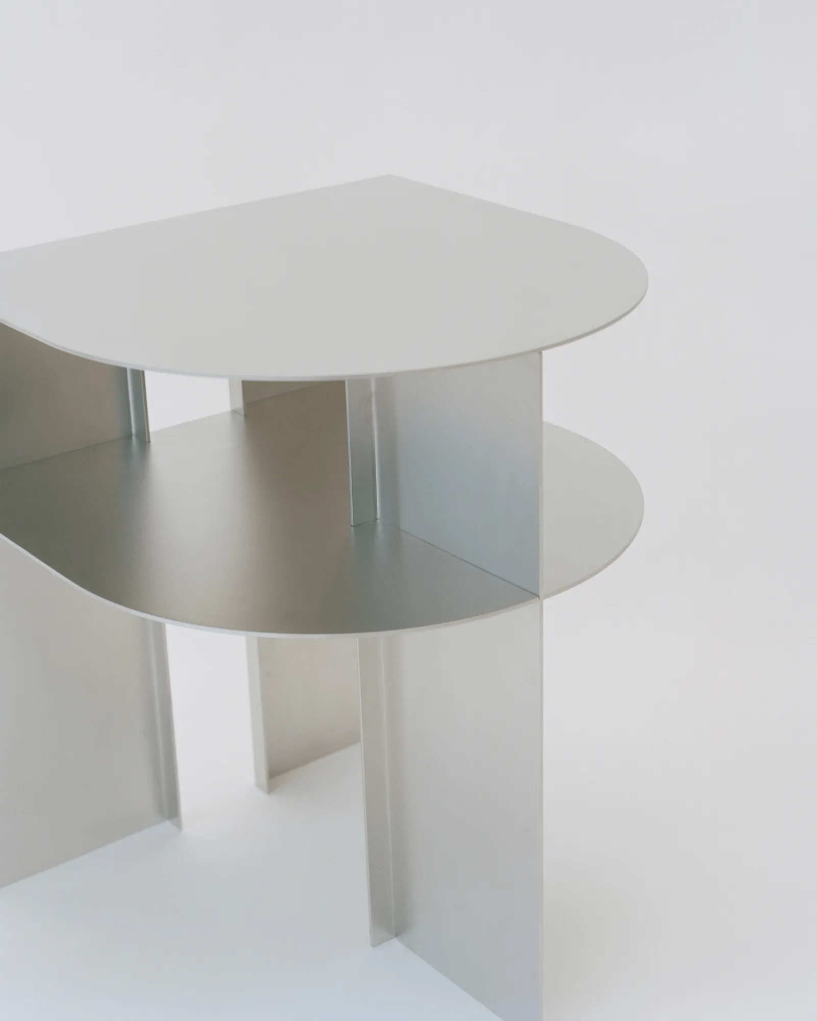 Rand side table, Stainless Steel New Works