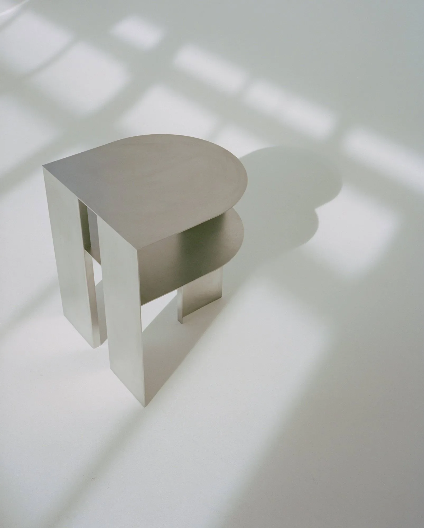 Rand side table, Stainless Steel New Works