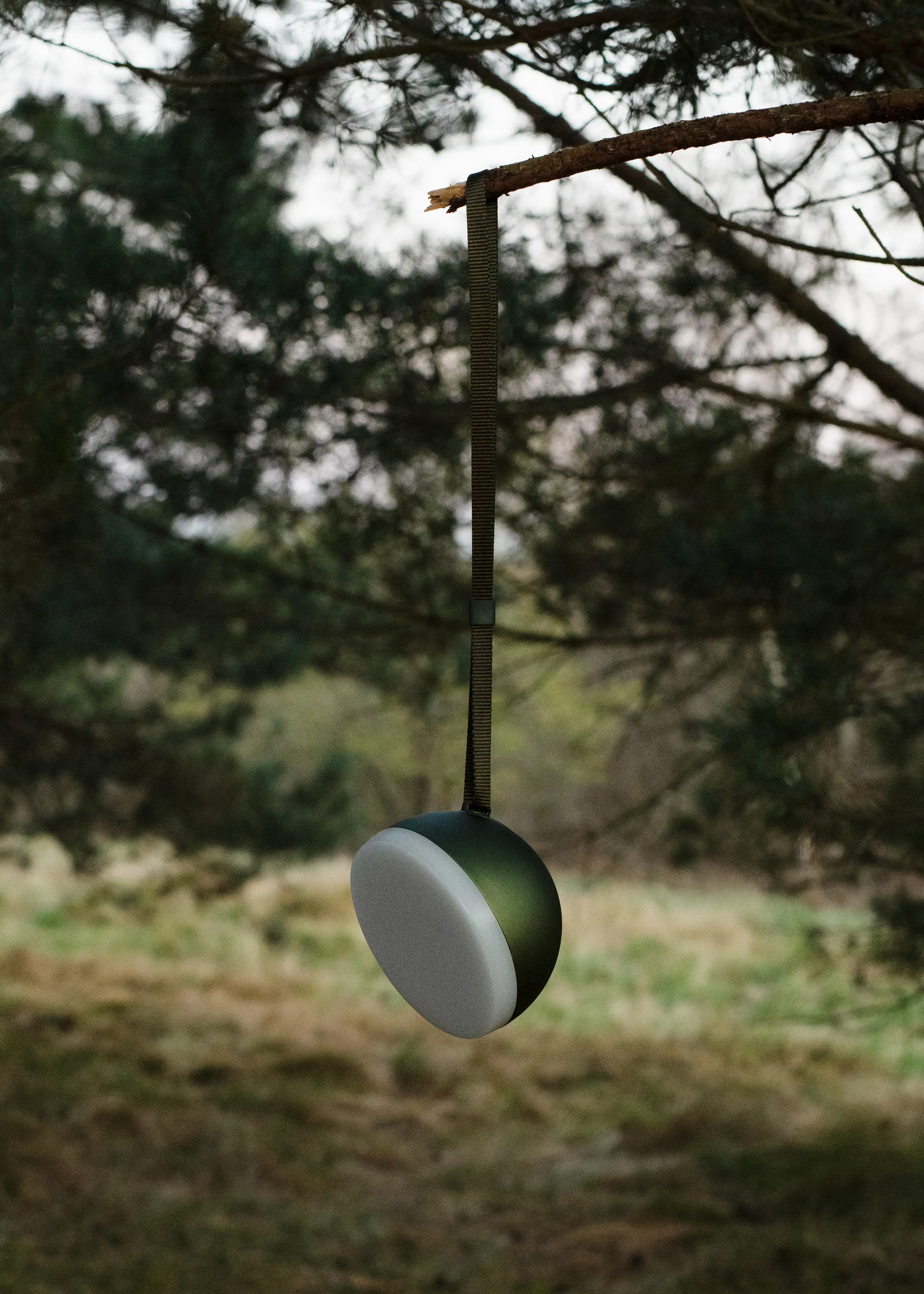 Sphere portable lamp, Deep green New Works