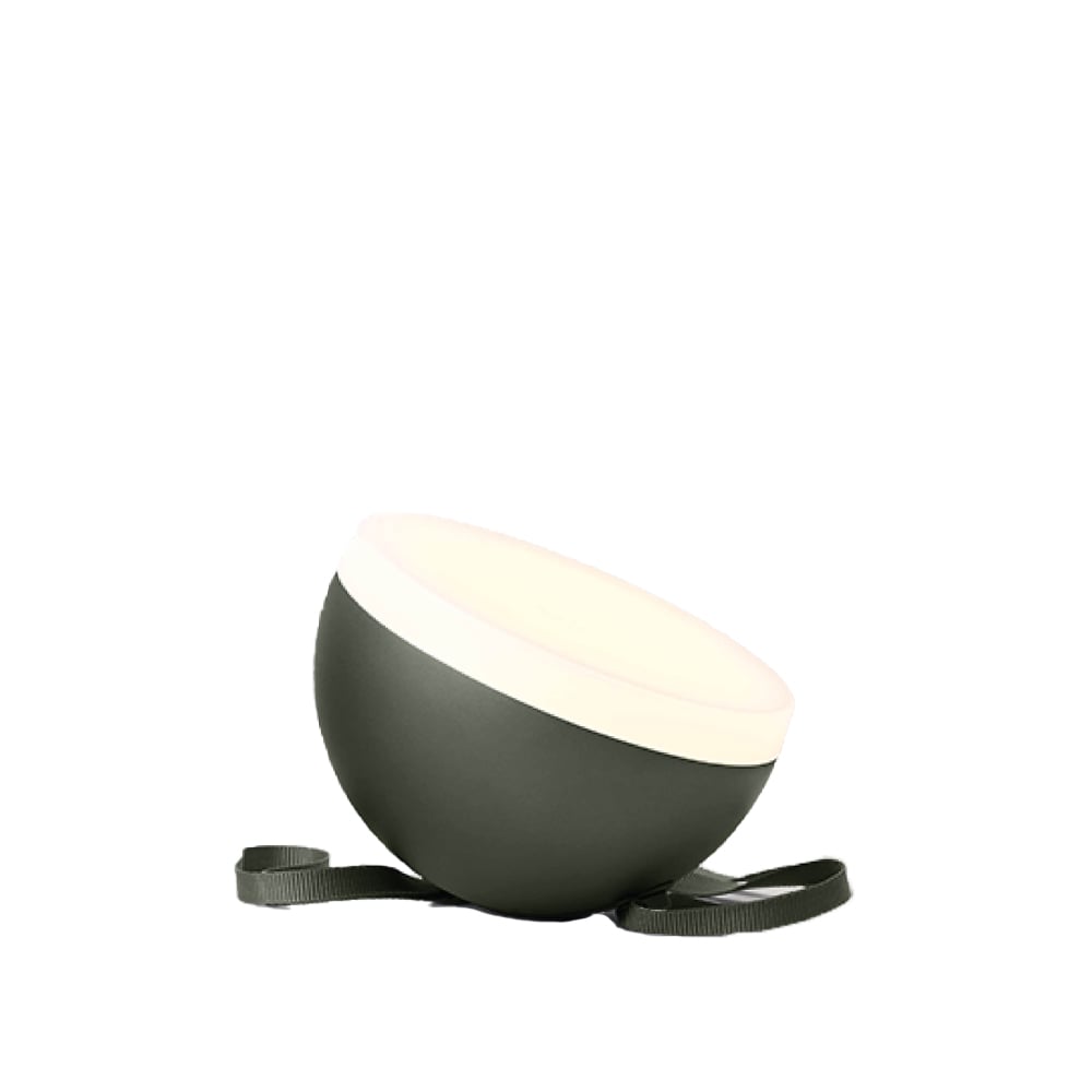 New Works Sphere portable lamp Deep green | Scandinavian Design | Desk & table lamps | Green