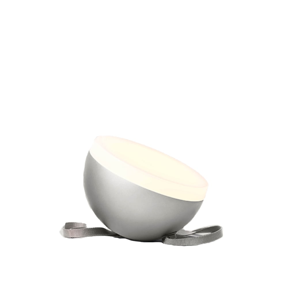 New Works Sphere portable lamp Warm grey | Scandinavian Design | Desk & table lamps | Grey