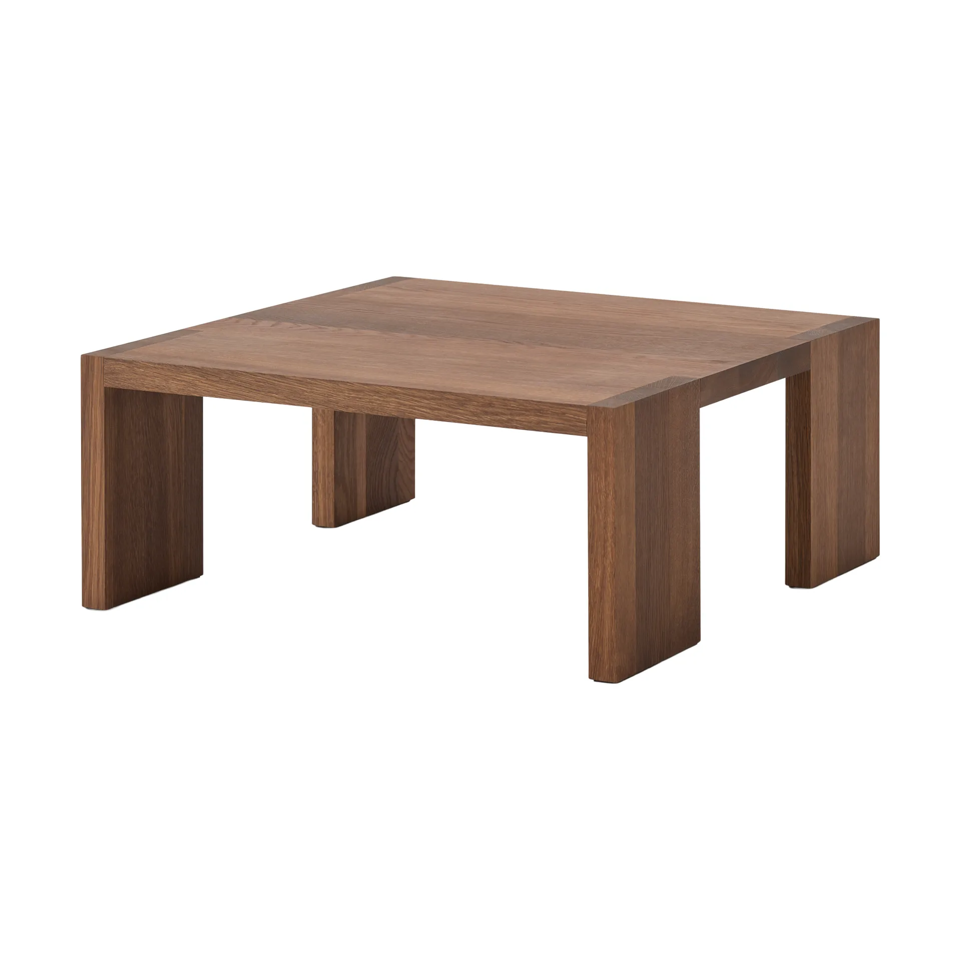 Tennon coffee table, Fumed Oak, 61x61 cm New Works
