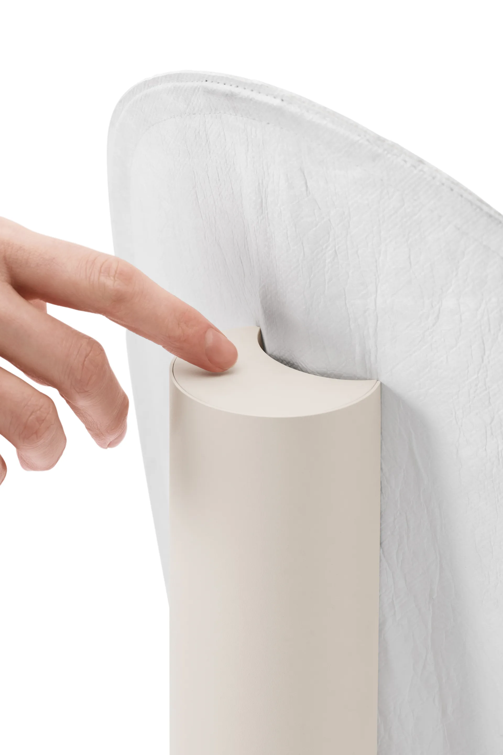 Tense portable table lamp 43 cm, White New Works