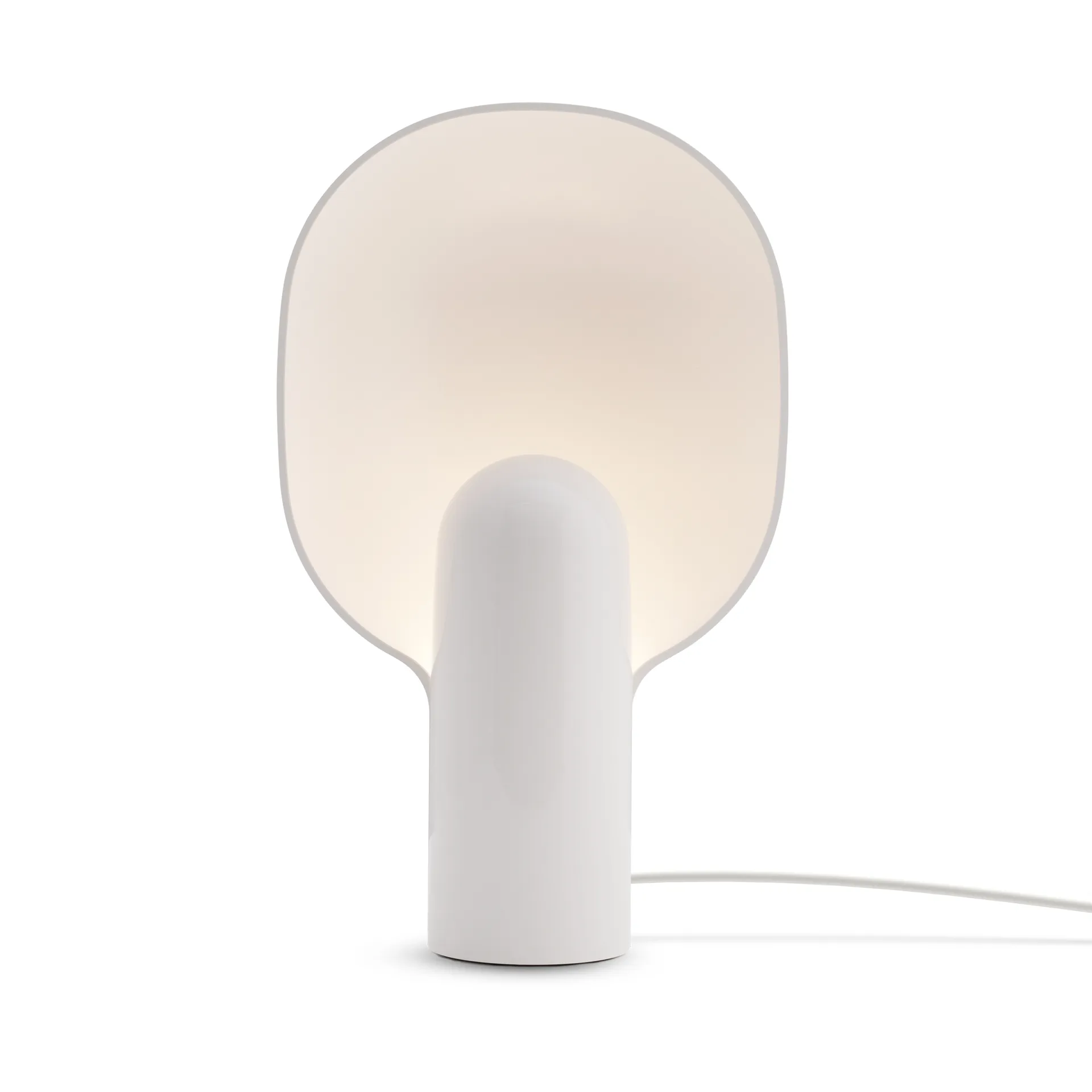 Ware table lamp, Milk White New Works