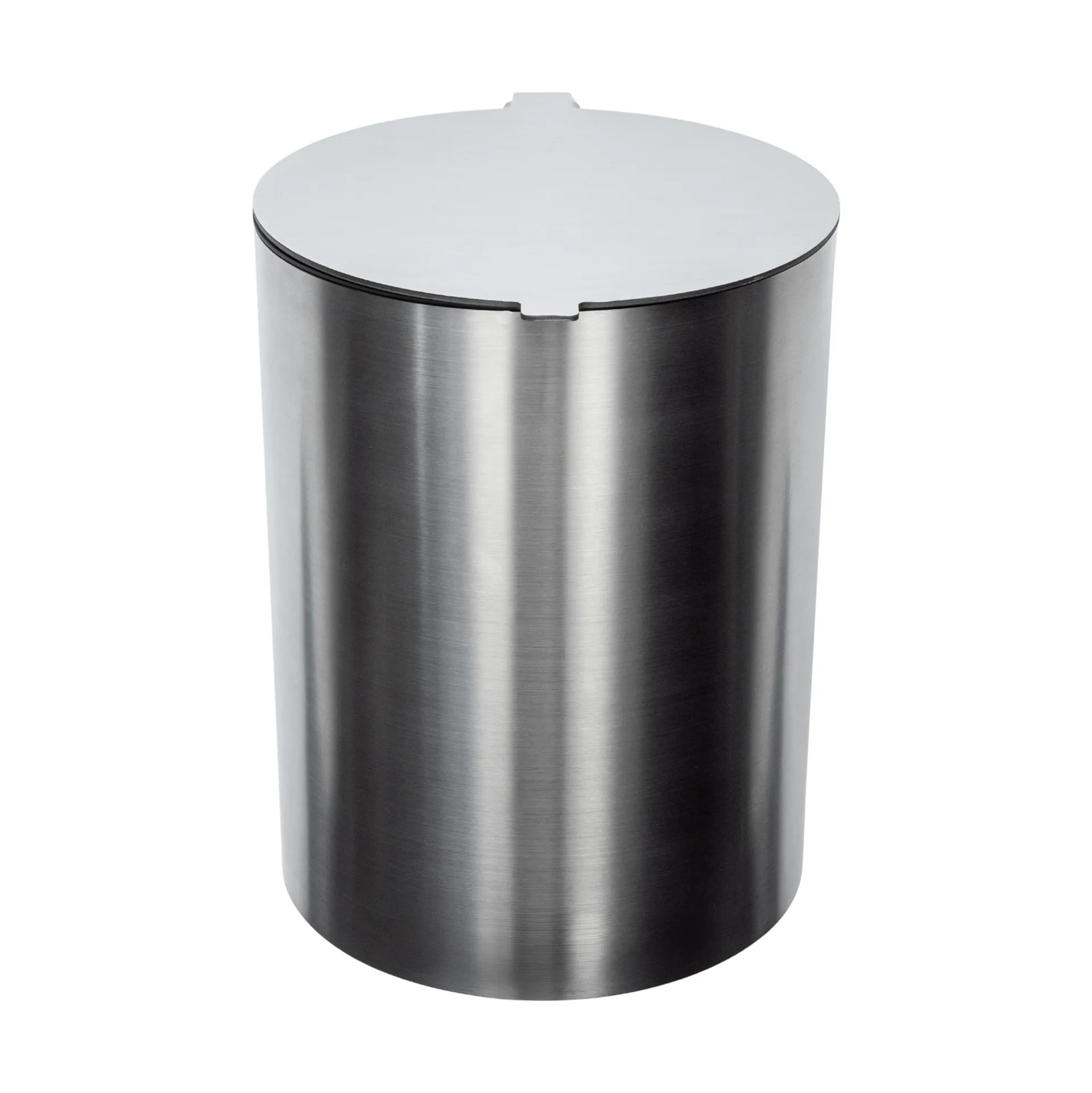 Nichba bathroom bin, Brushed stainless steel Nichba