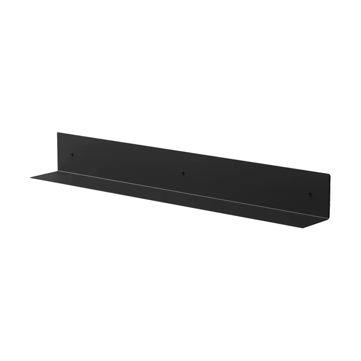 Nichba bathroom shelf - Black, 80 cm - Nichba