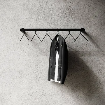 Nichba HangSys clothes hanger - Black, 100 cm - Nichba