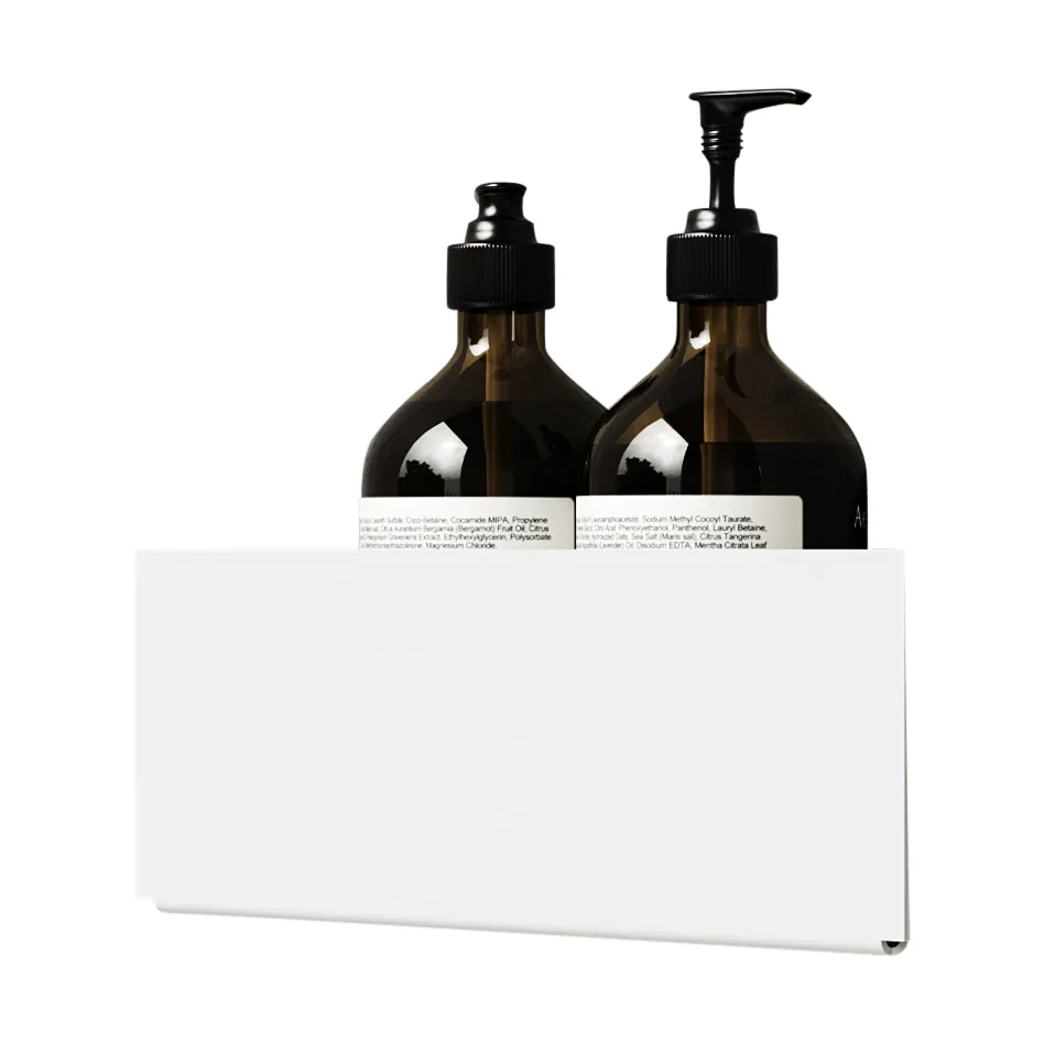 Nichba shower shelf, White, corner Nichba