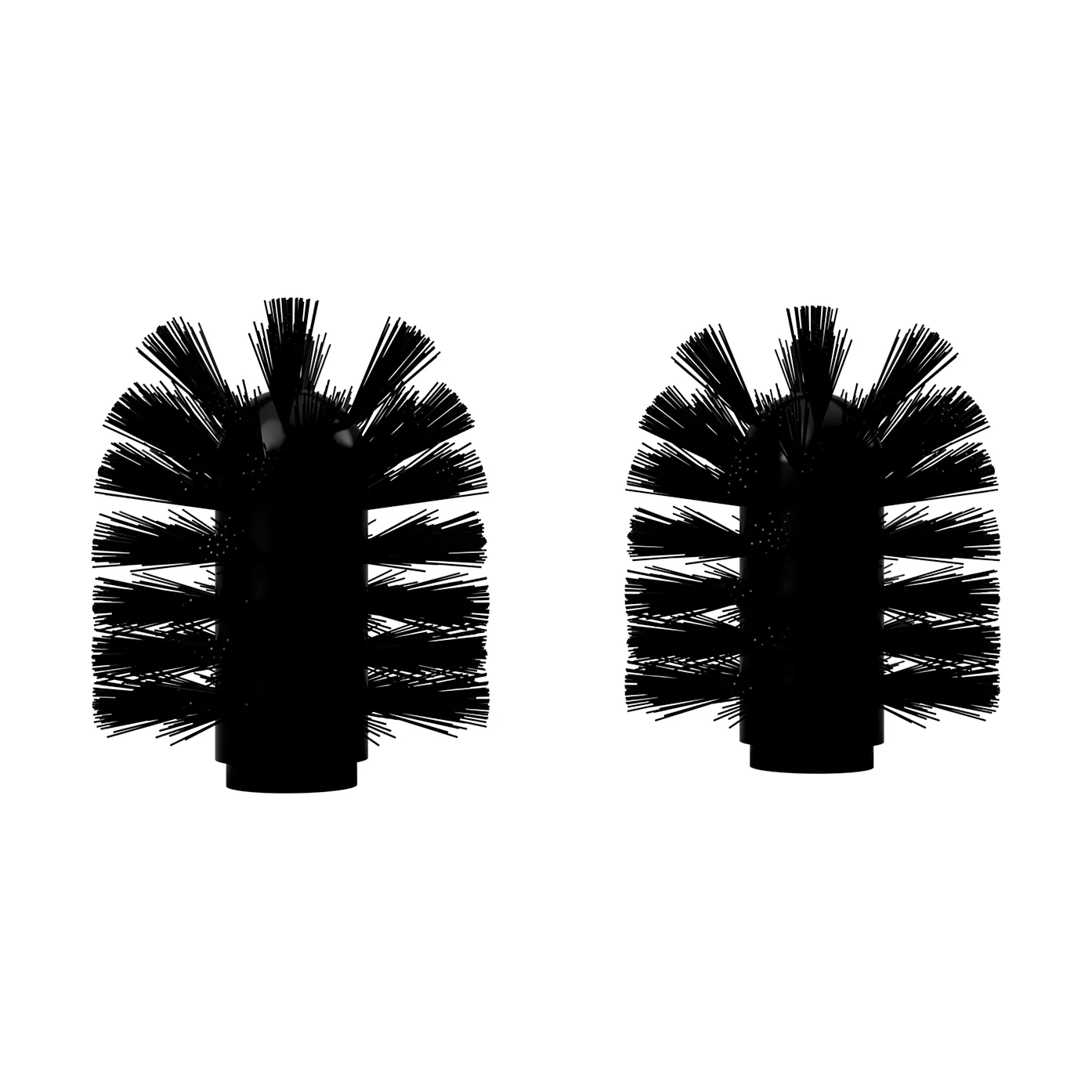 Nichba toilet brush head, Black, 2-pack Nichba