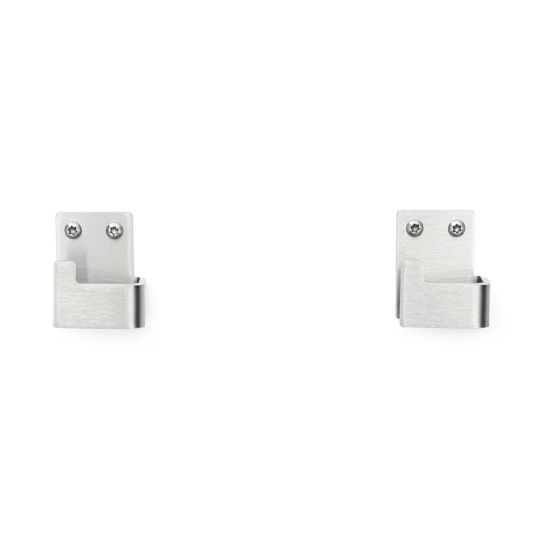 Nichba towel hook, Brushed stainless steel, 2-pack Nichba